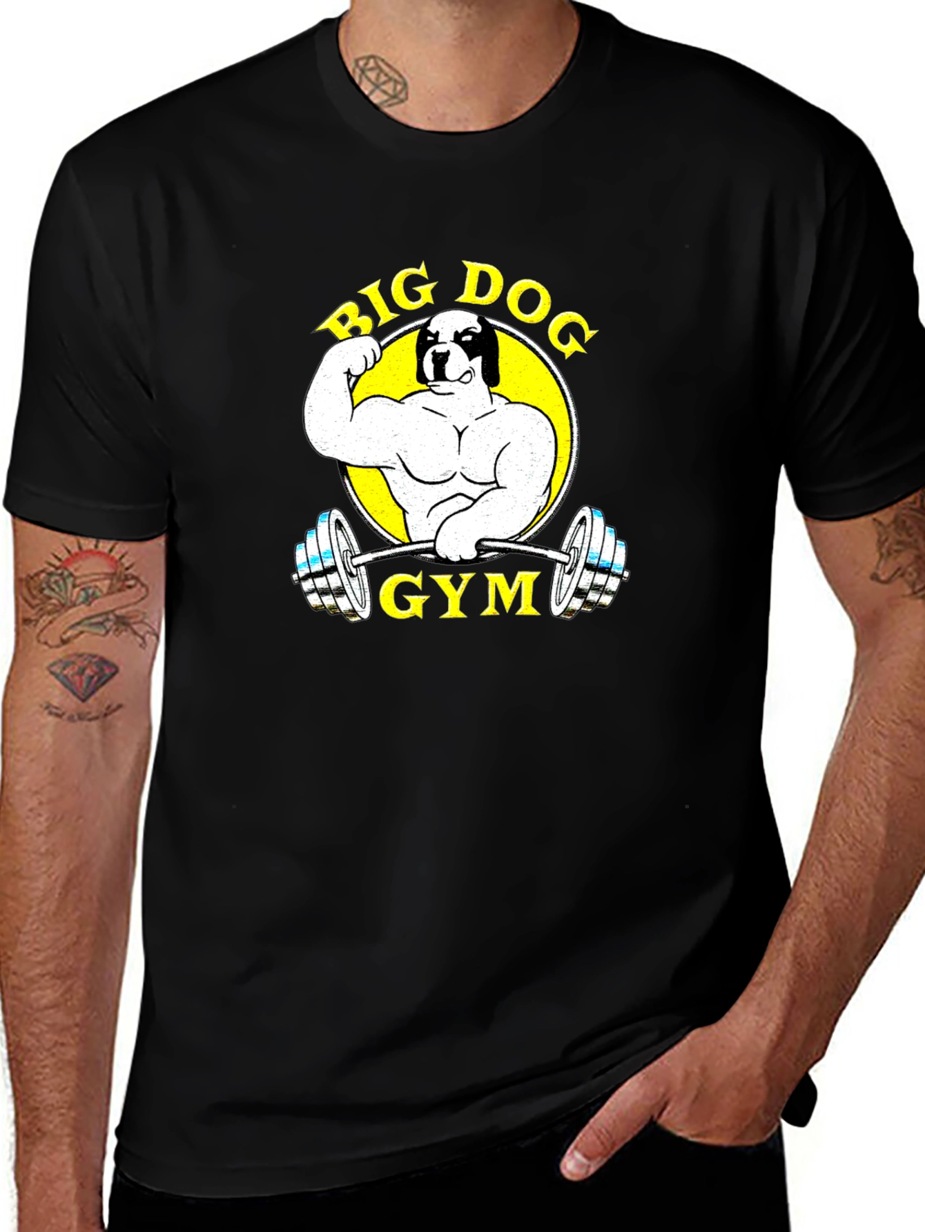 Big Dog Gym Black T-Shirt