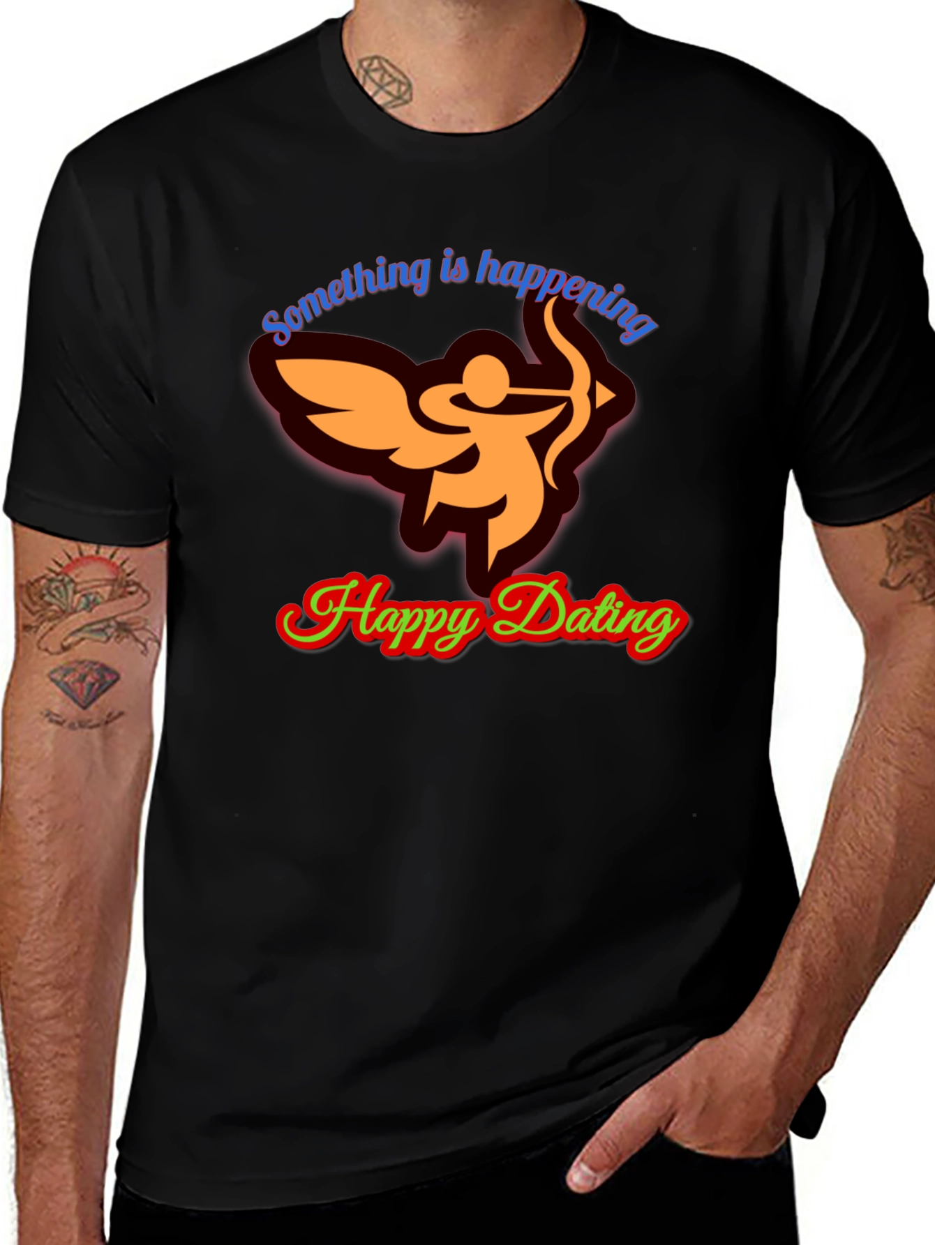 Variant 27 of Cupid's Arrow T-Shirt: Happy Dating