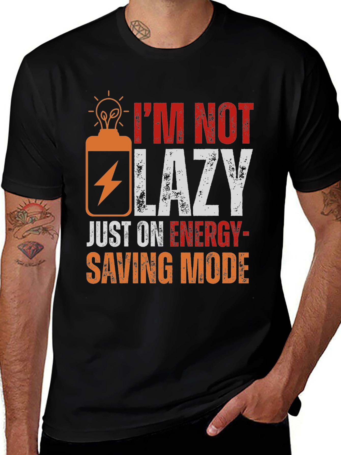 Funny Energy Saving Mode T-Shirt