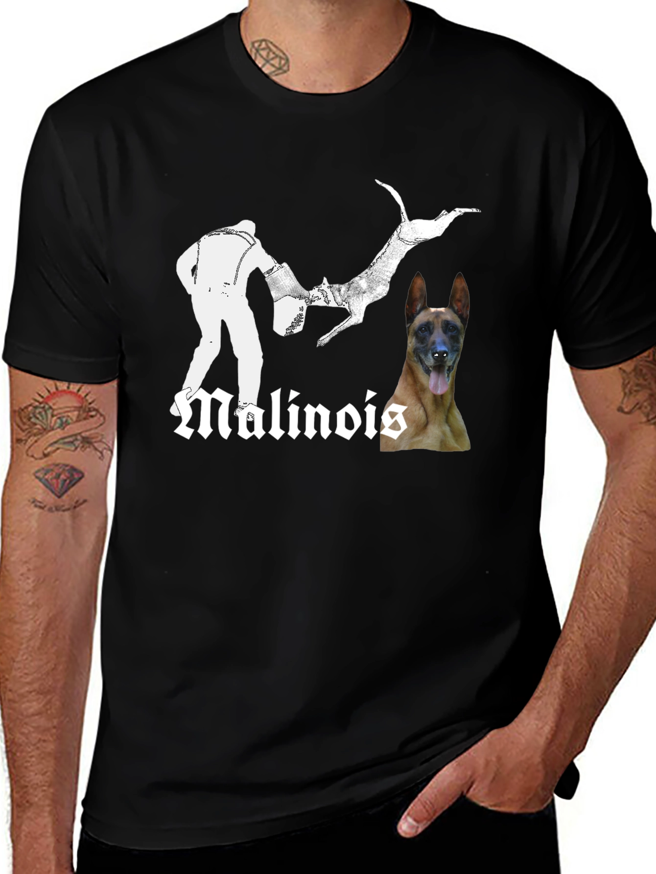 Malinois Dog T-Shirt: Protection Dog Training Tee