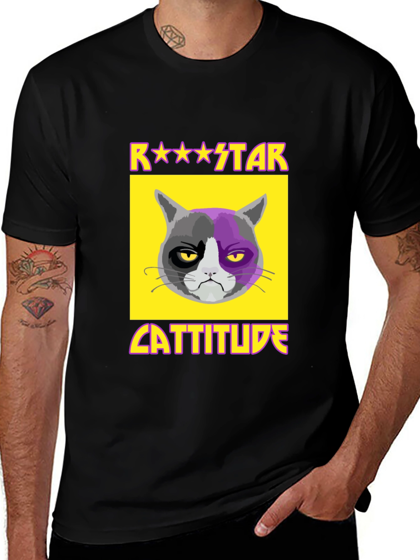 Variant 25 of R*****star Cattitude T-Shirt