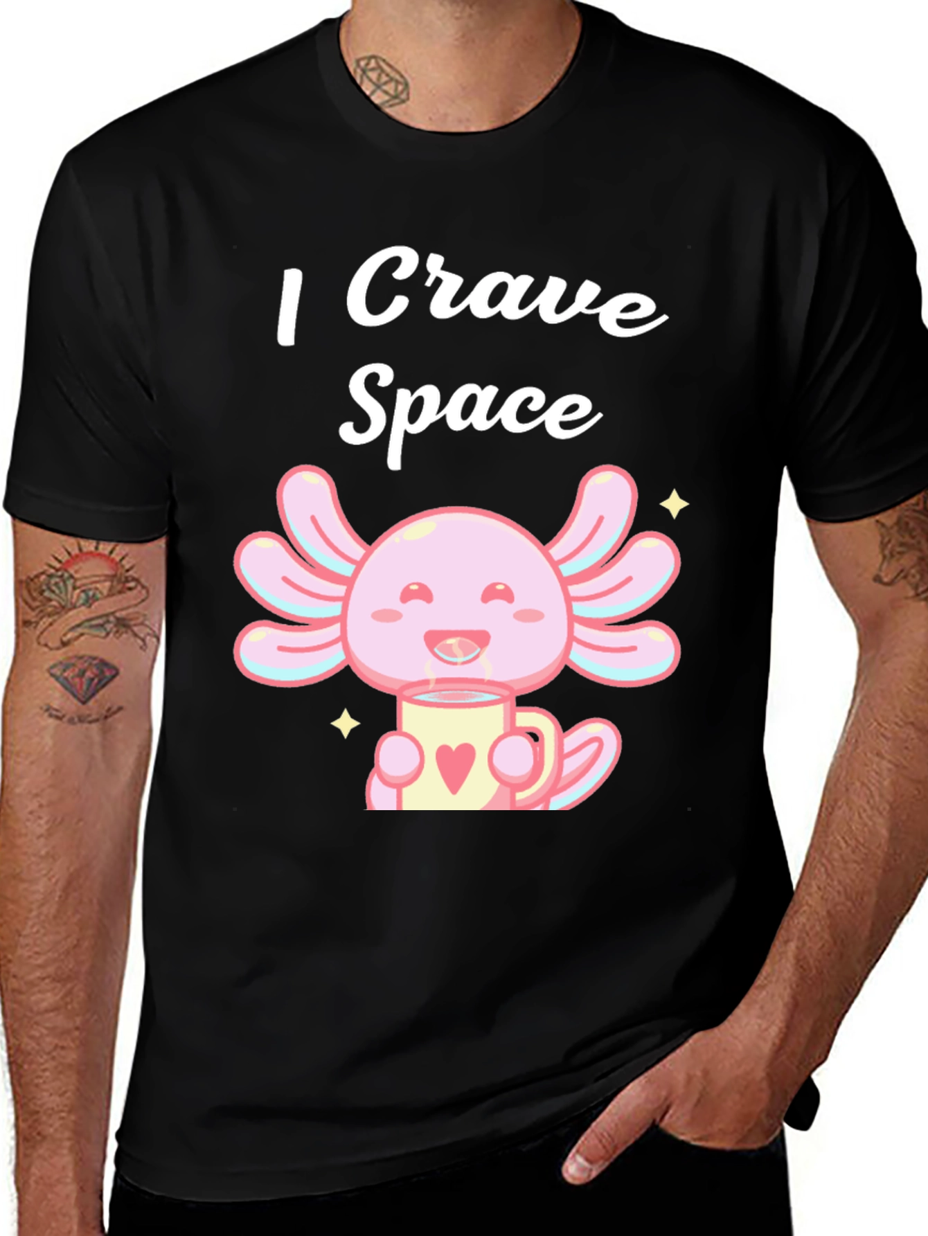 Variant 4 of I Crave Space Axolotl T-Shirt