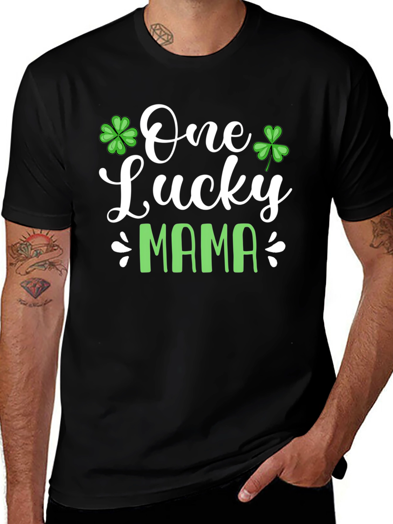 Variant 18 of One Lucky Mama St. Patrick's Day T-Shirt