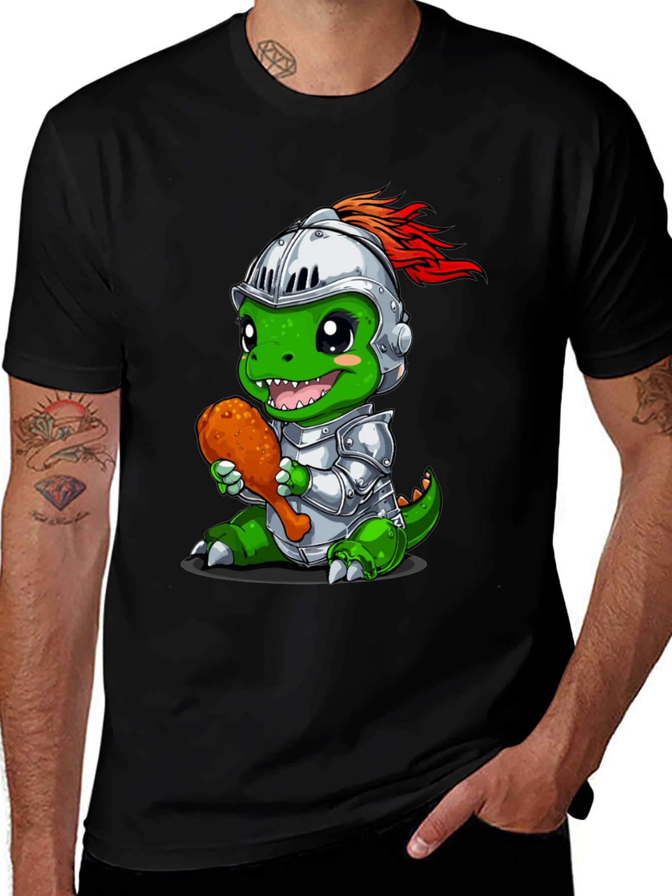 Variant 10 of Dino Knight T-Shirt