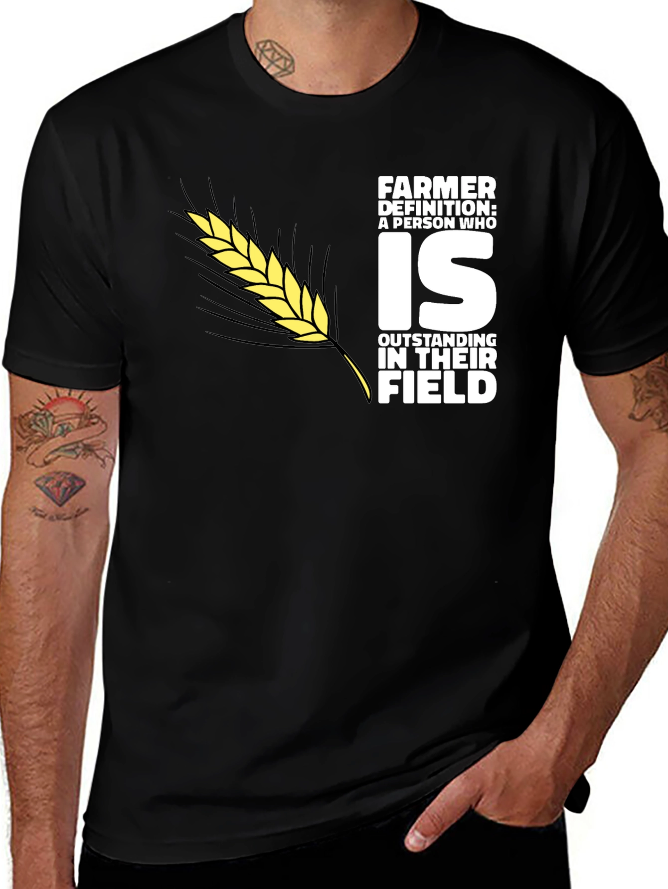 Farmer Definition T-Shirt: Outstanding in Their Field