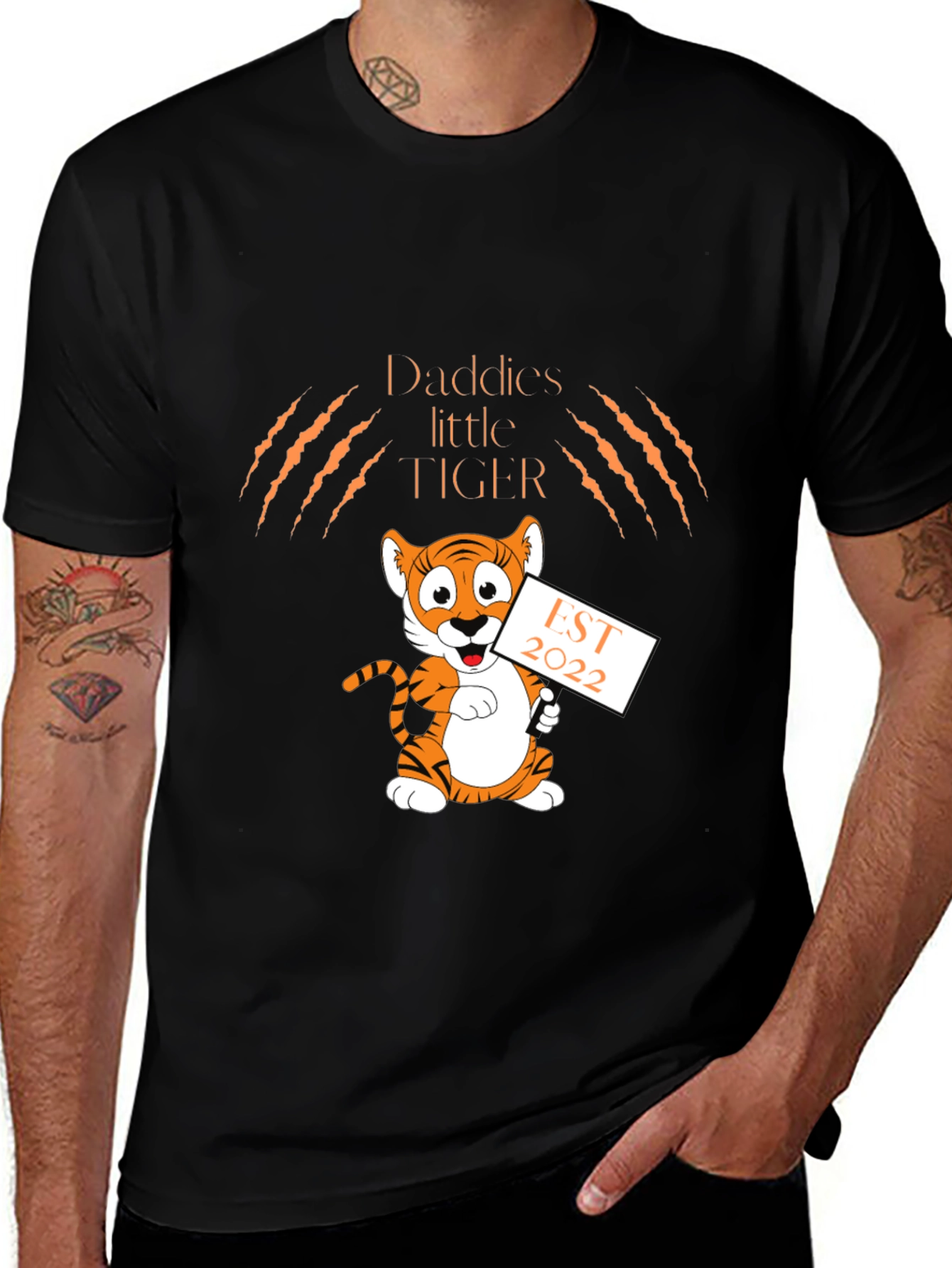 Variant 12 of Daddy's Little Tiger EST 2022 T-Shirt