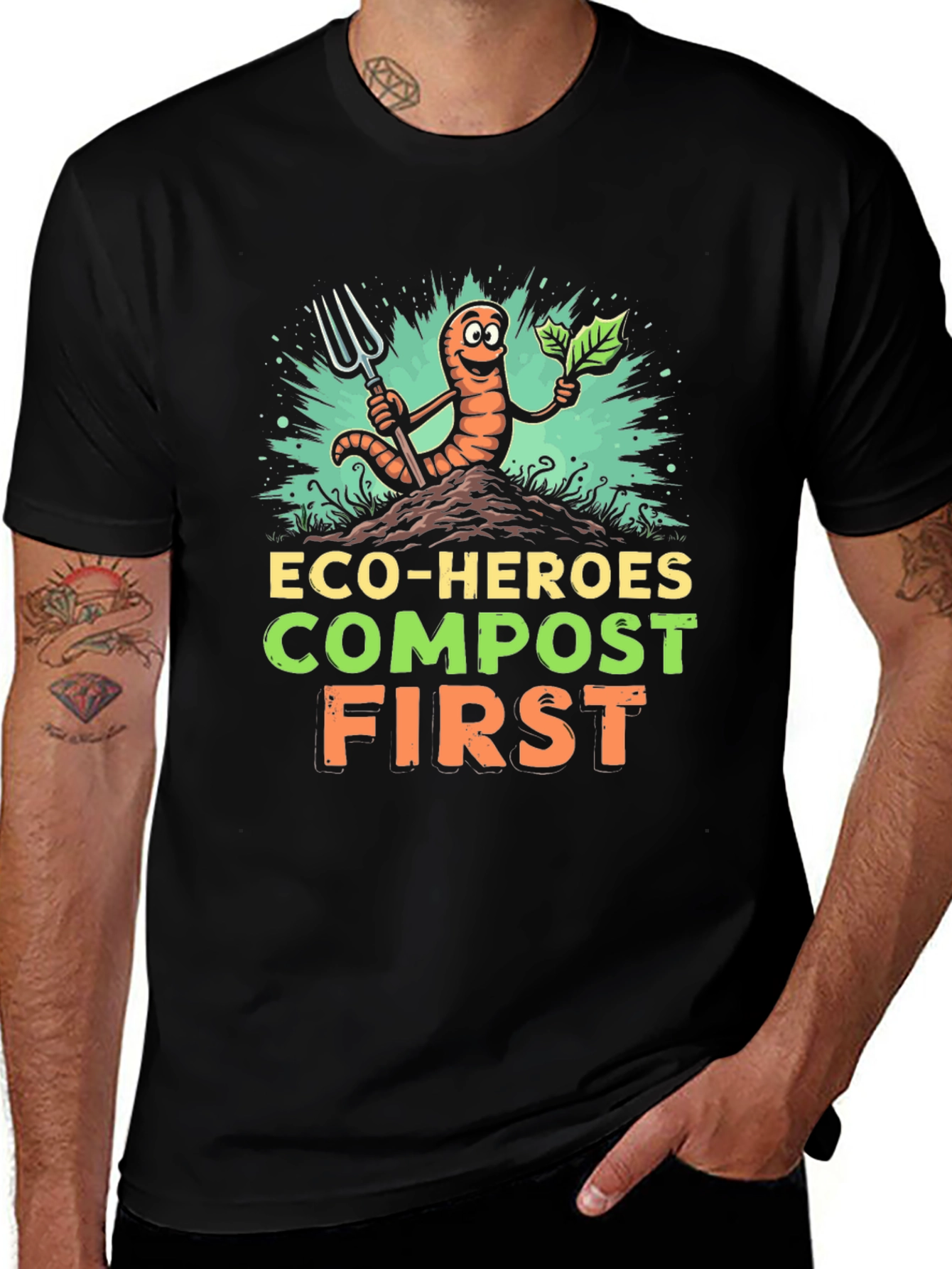 Eco-Heroes Compost First Graphic Tee