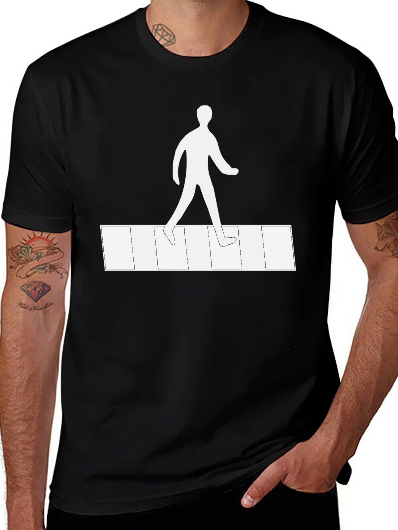 Crosswalk T-Shirt - Pedestrian Crossing Design
