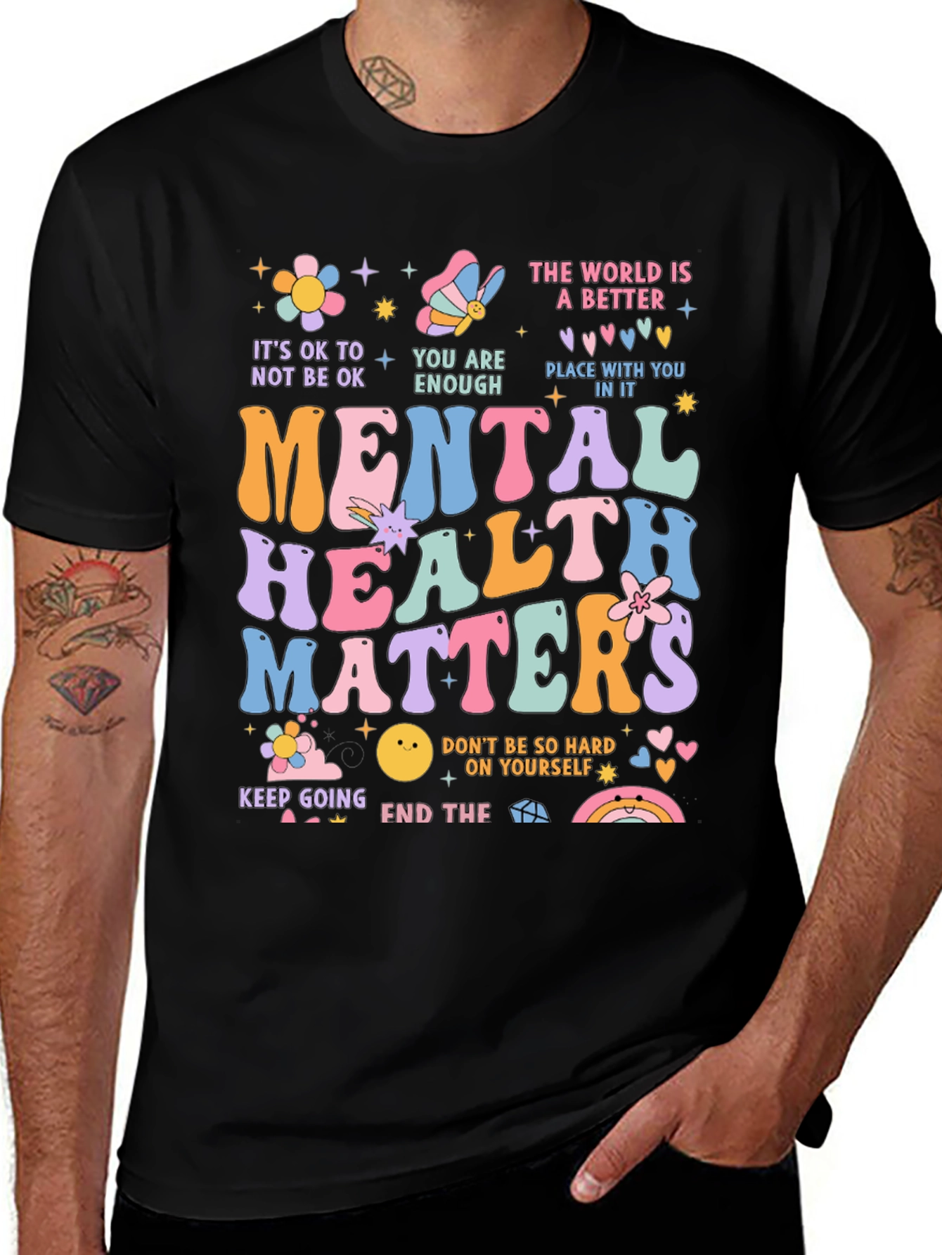 Variant 29 of Mental Health Matters Graphic T-Shirt