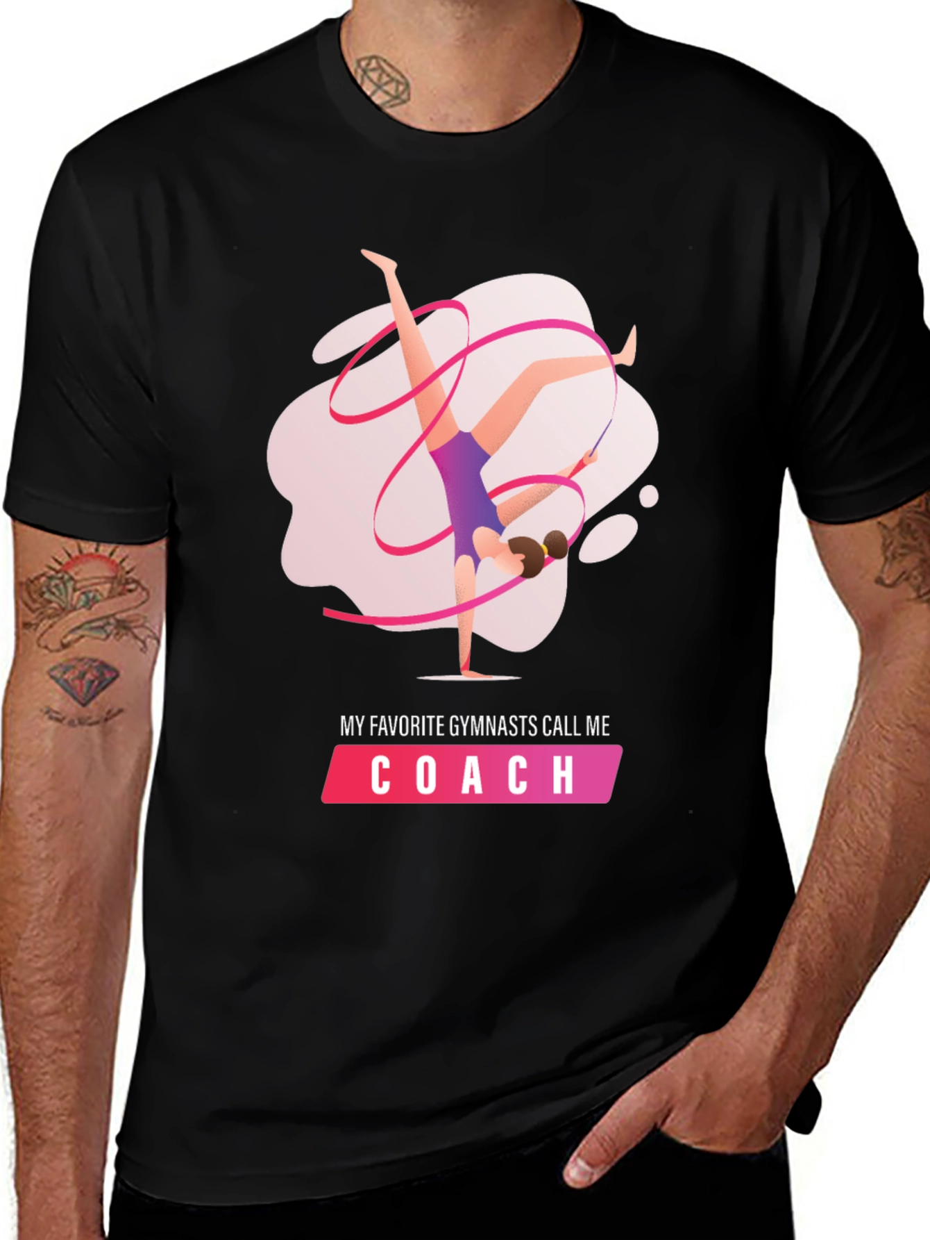 Variant 29 of Gymnastics Coach T-Shirt - My Favorite Gymnasts Call Me Coach