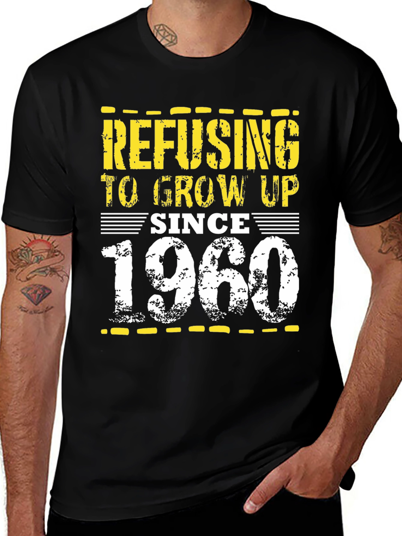 Refusing to Grow Up T-Shirt - Since 1960