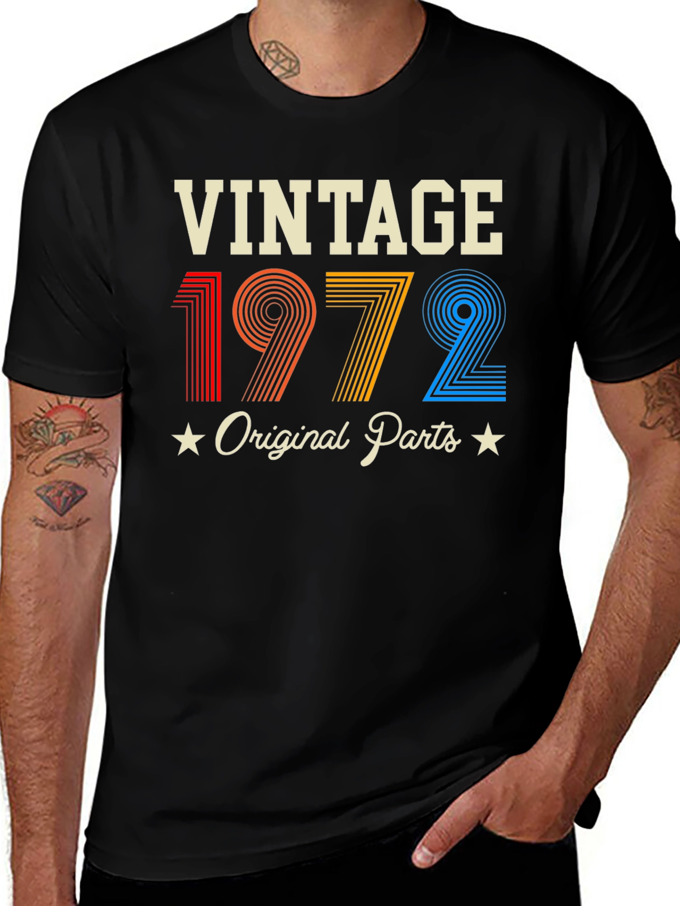 Variant 9 of Vintage 1972 Original Parts T-Shirt