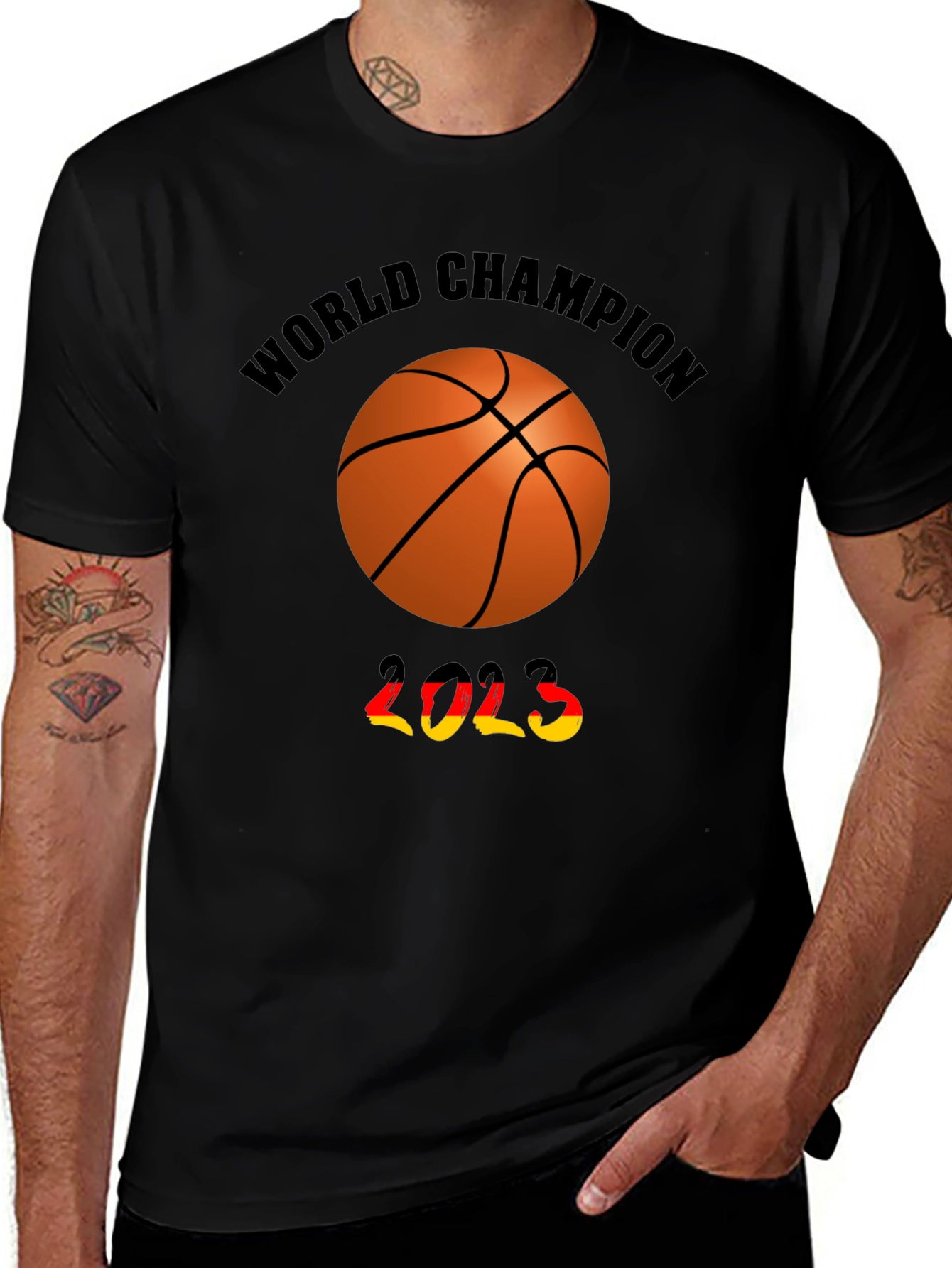Variant 7 of World Champion 2023 Basketball T-Shirt