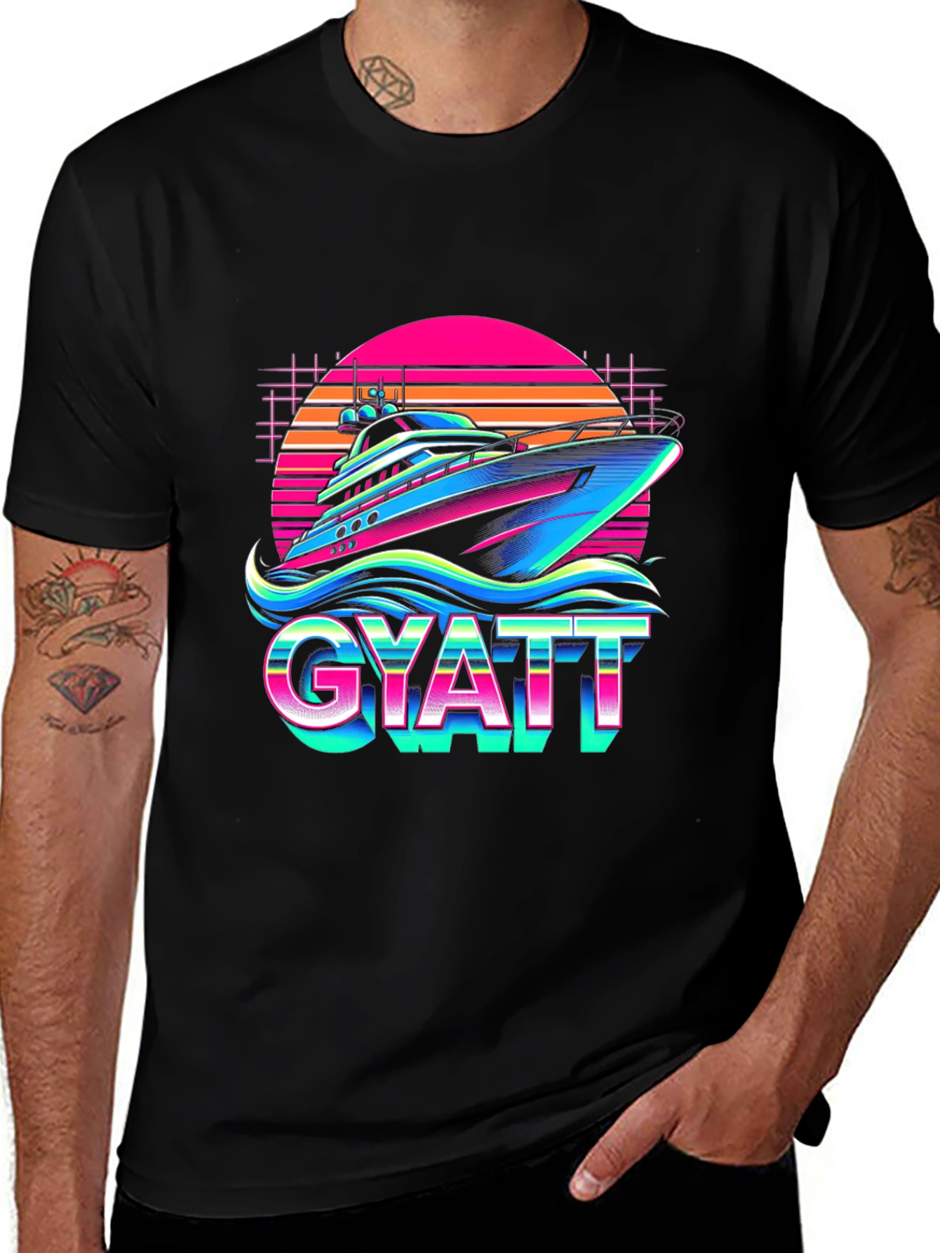 Variant 23 of GYATT Yacht Graphic T-Shirt
