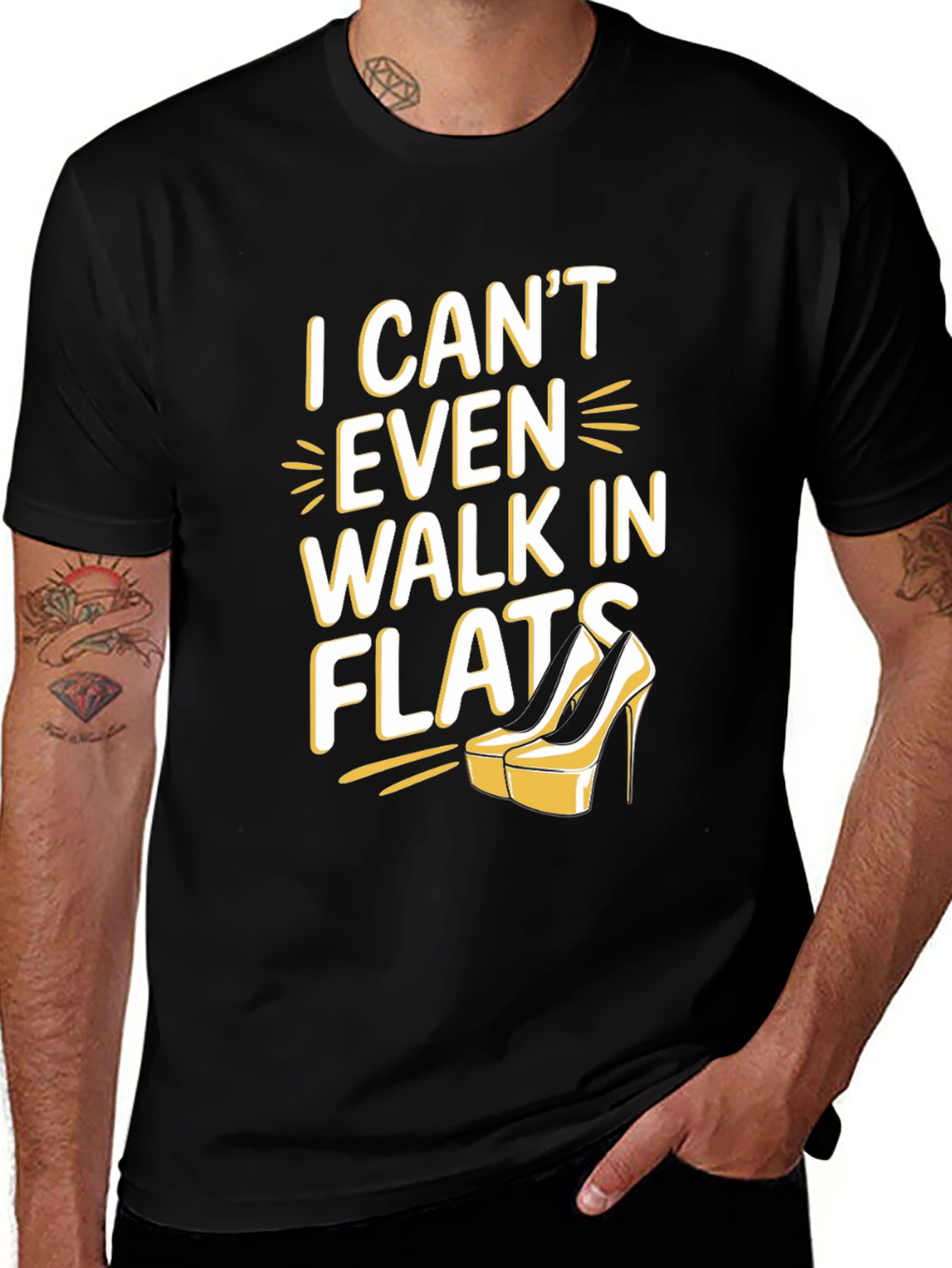 Variant 24 of I Can't Even Walk In Flats Funny T-Shirt