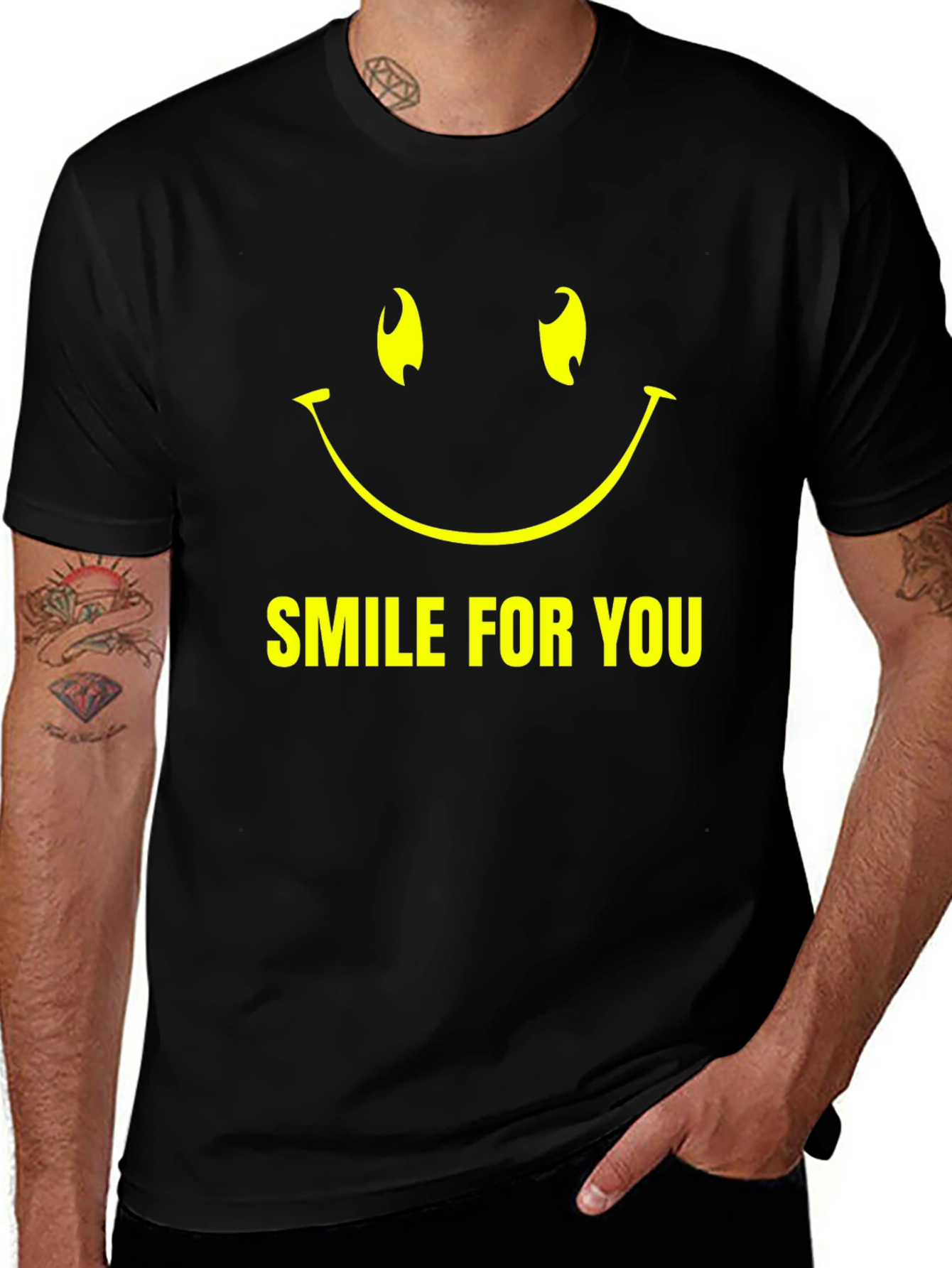 Variant 5 of Smile For You Graphic Tee - Unisex Casual Shirt