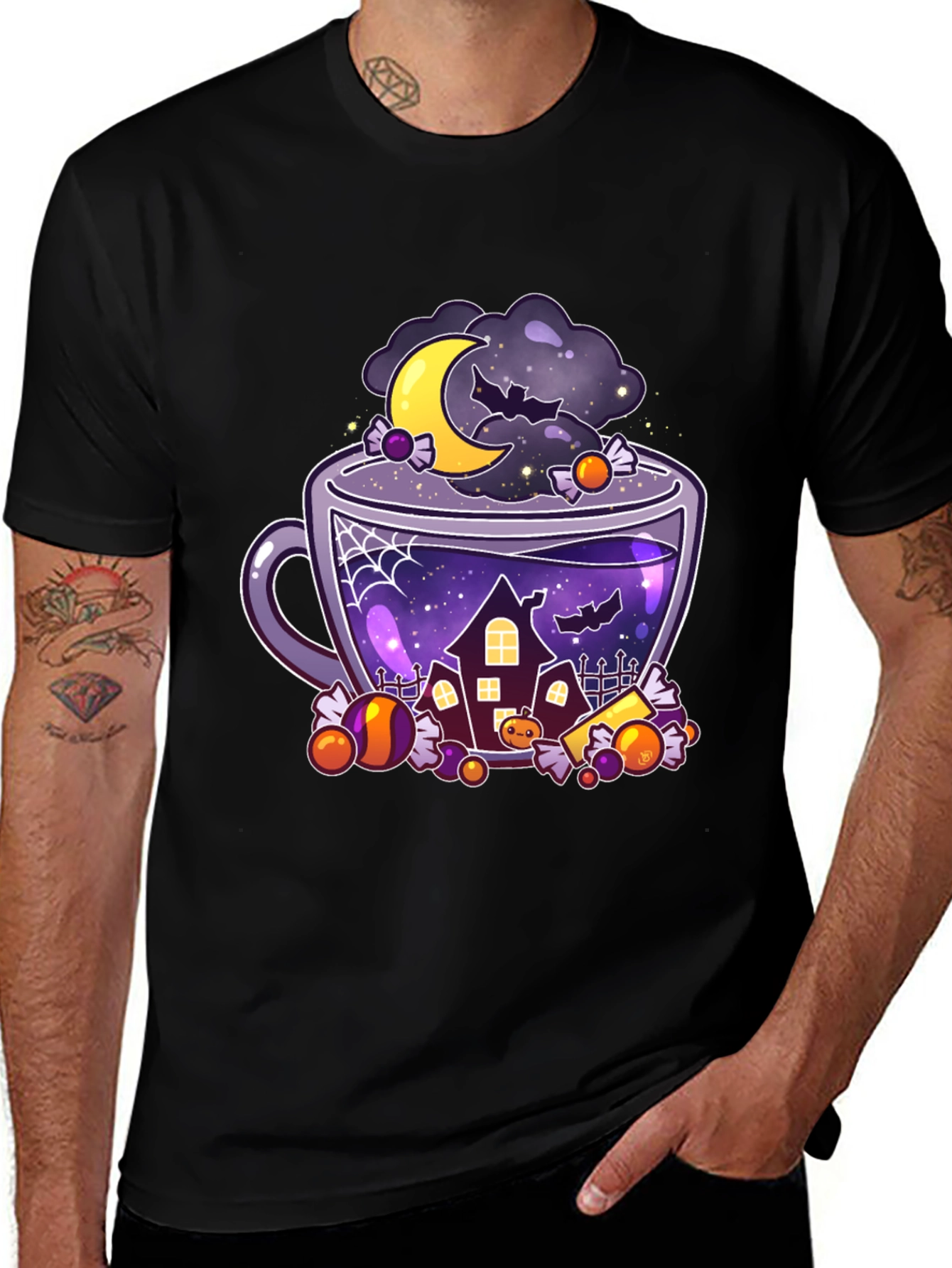 Variant 9 of Halloween Mug T-Shirt - Spooky Brew Tee