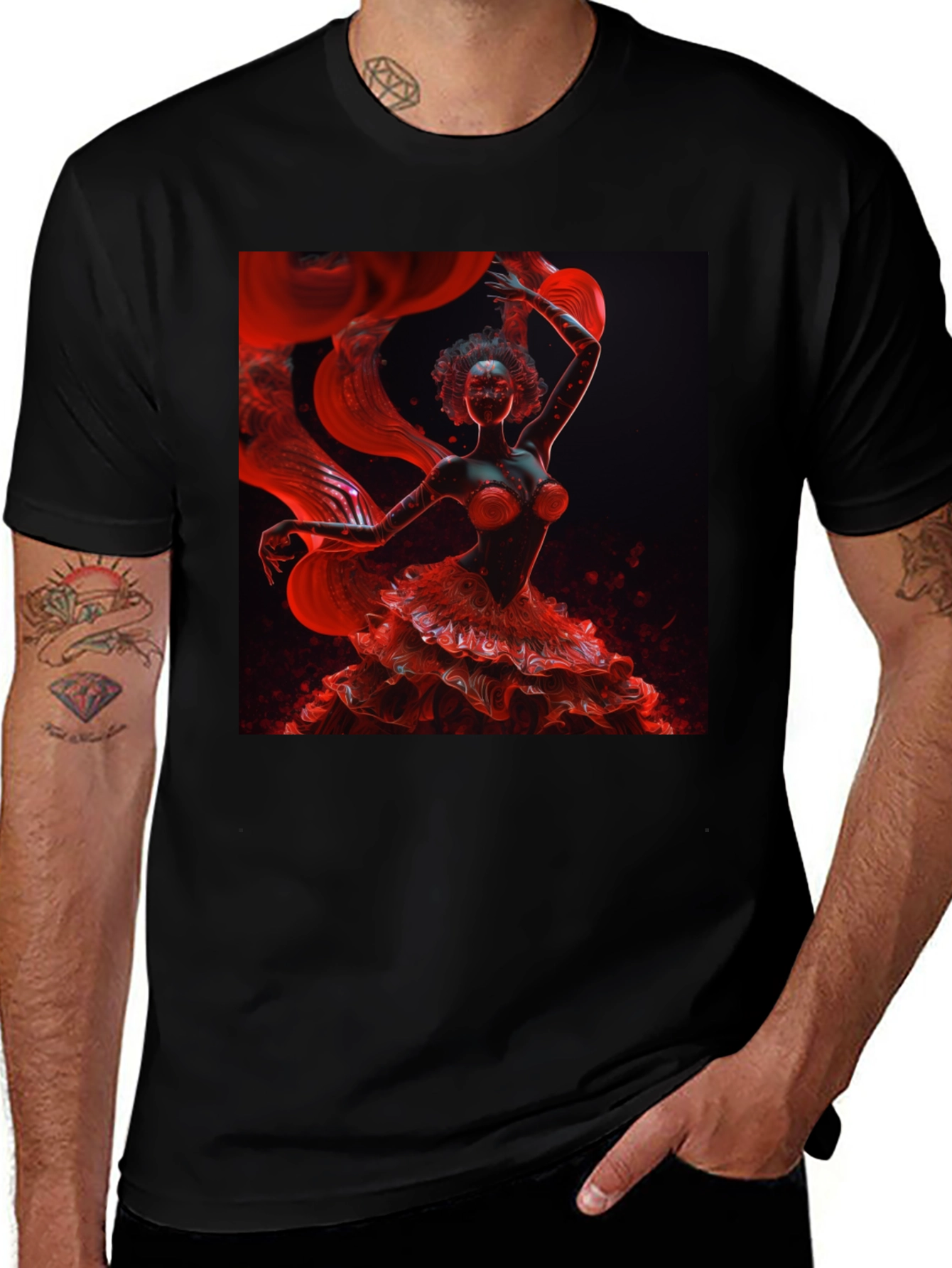 Variant 23 of Flamenco Dancer Graphic Tee