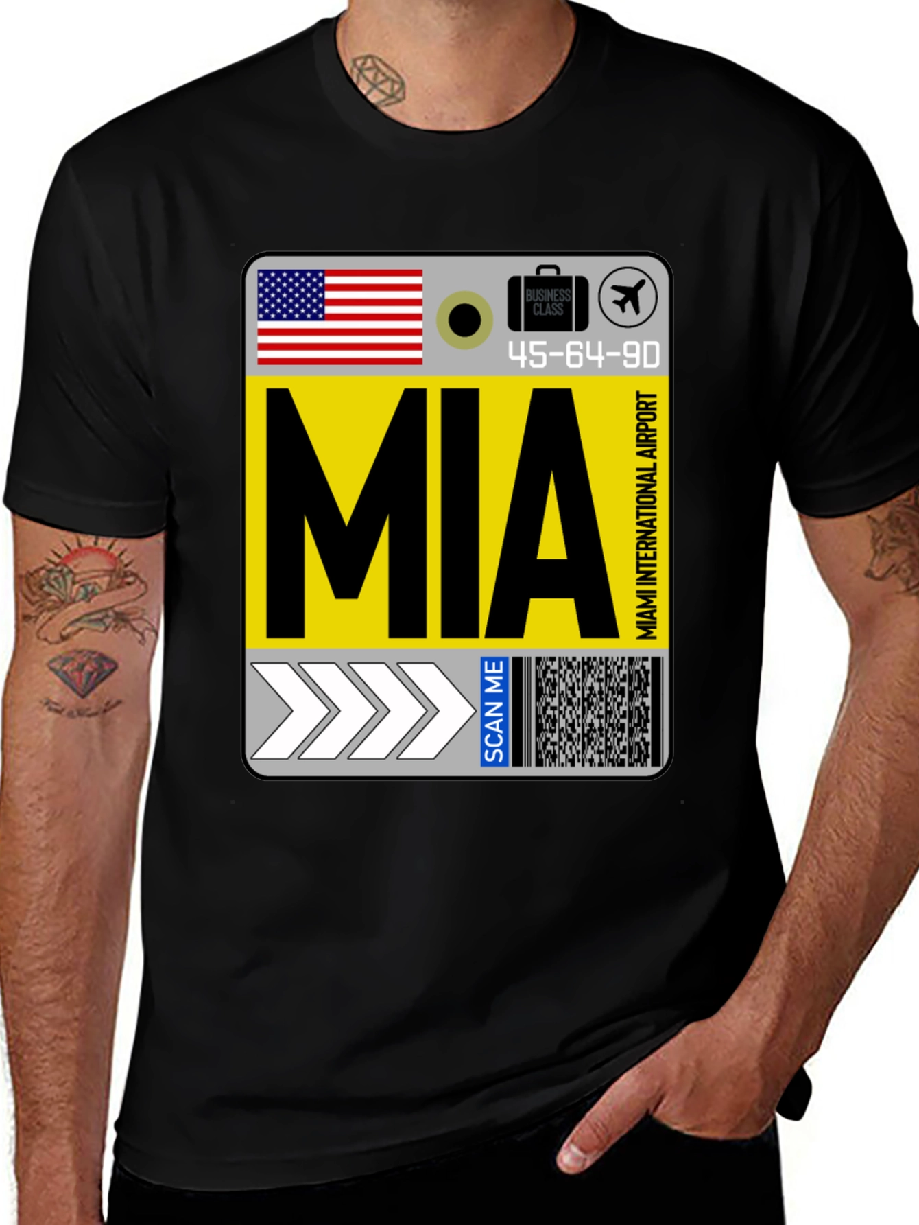 Variant 21 of Miami Airport MIA Travel T-Shirt
