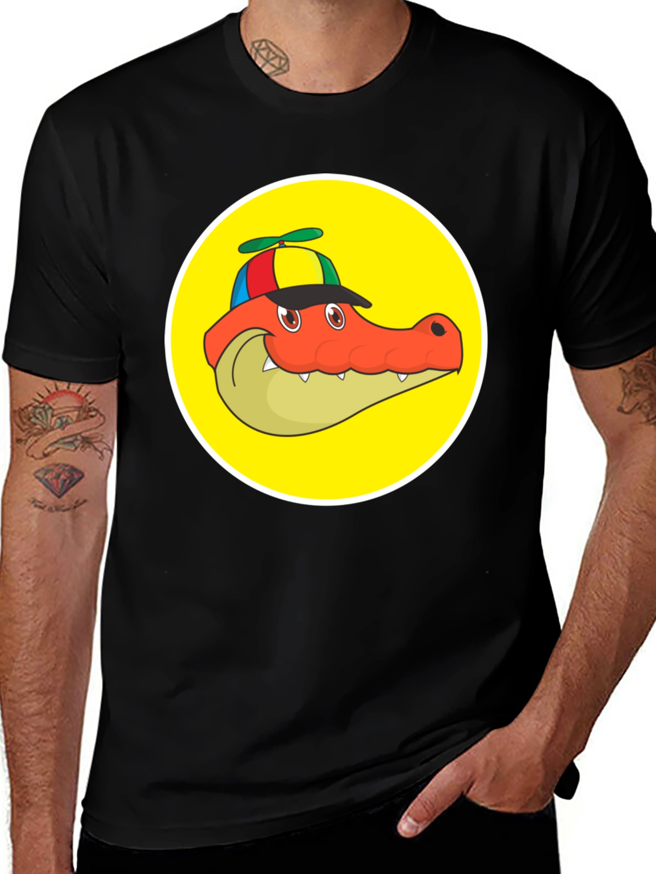 Variant 8 of Cartoon Alligator T-Shirt