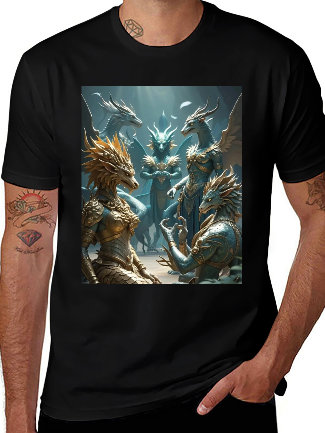 Variant 22 of Dragon Council T-Shirt