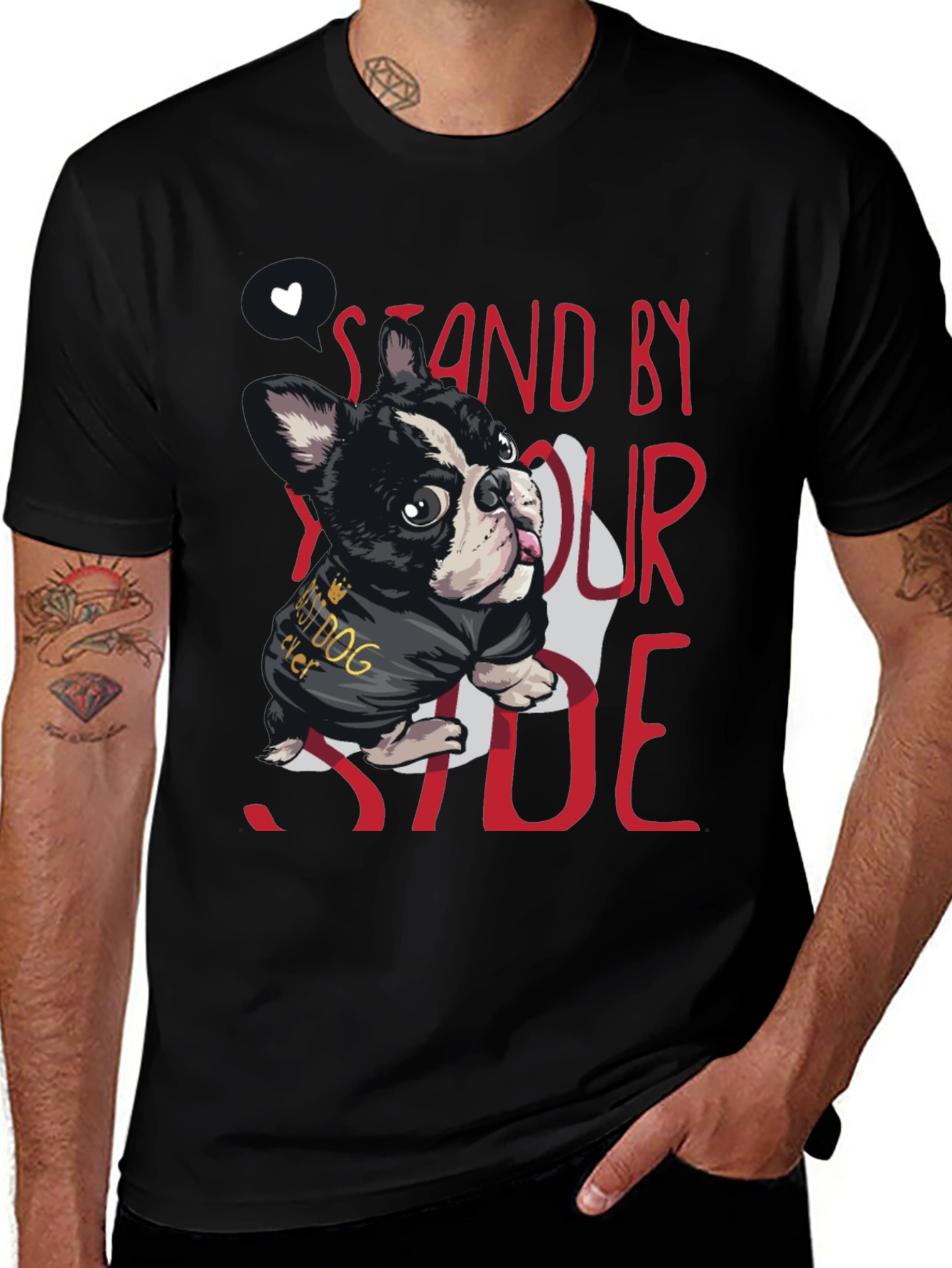 Variant 10 of Stand By Your Side Dog T-Shirt
