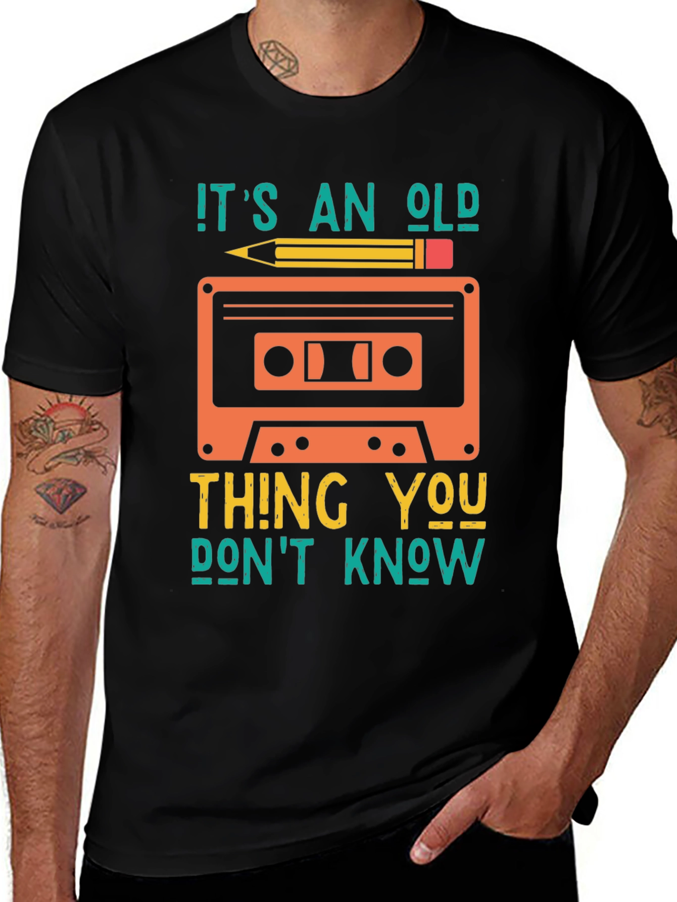 Variant 27 of Retro Cassette Tape T-Shirt - Old School Cool
