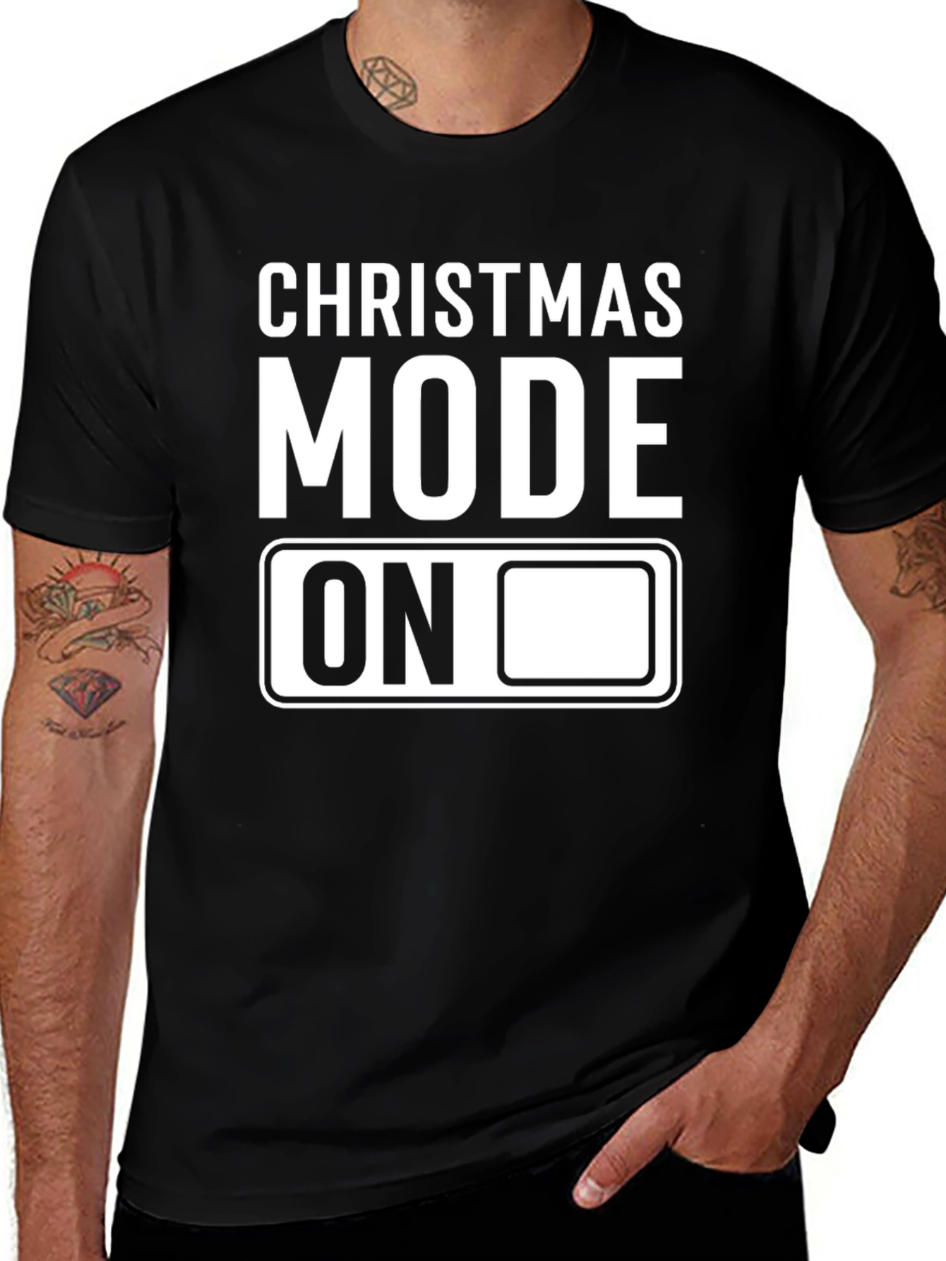 Christmas Mode On T-Shirt Holiday Apparel