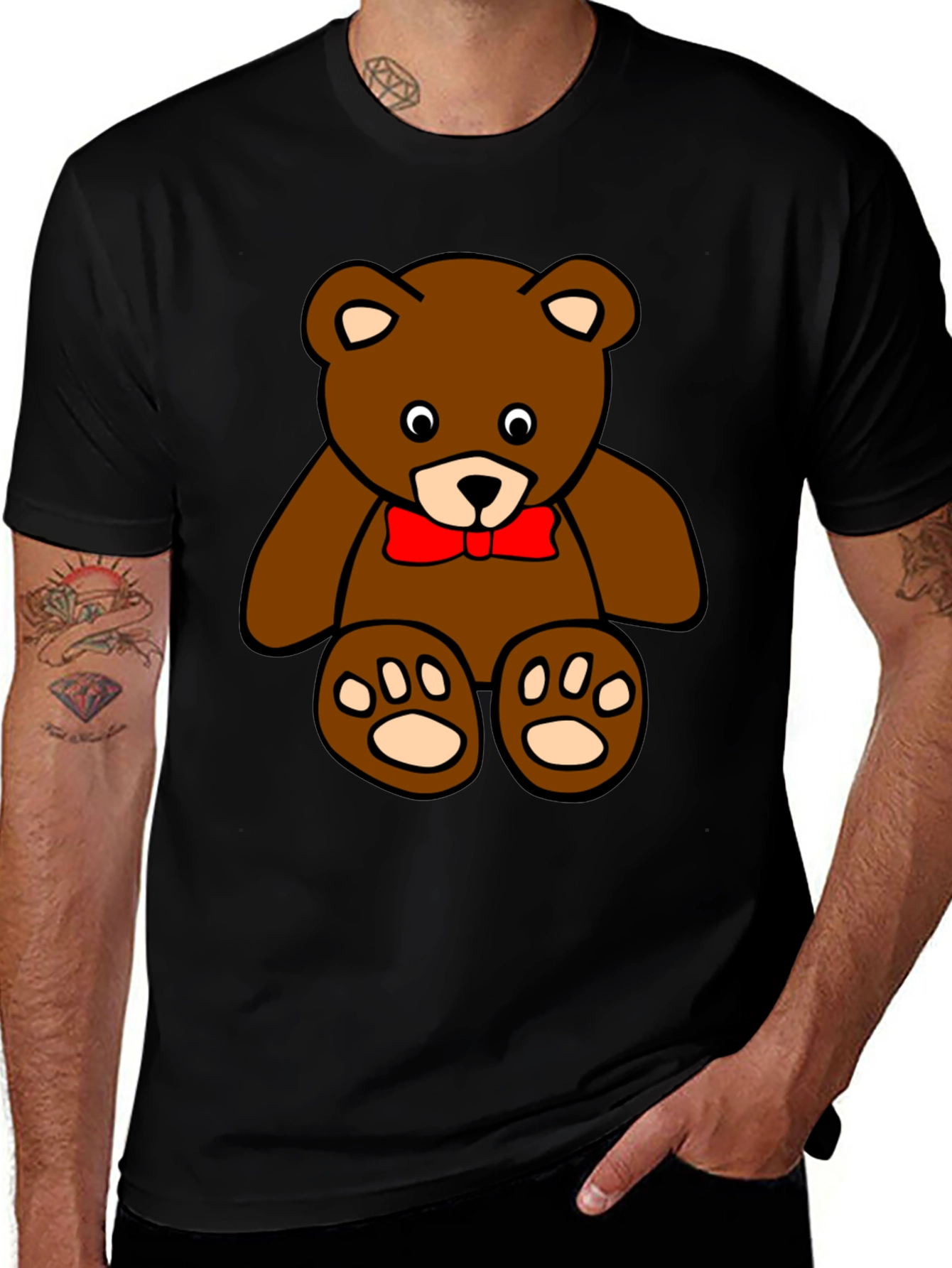 Variant 29 of Cute Teddy Bear Graphic T-Shirt