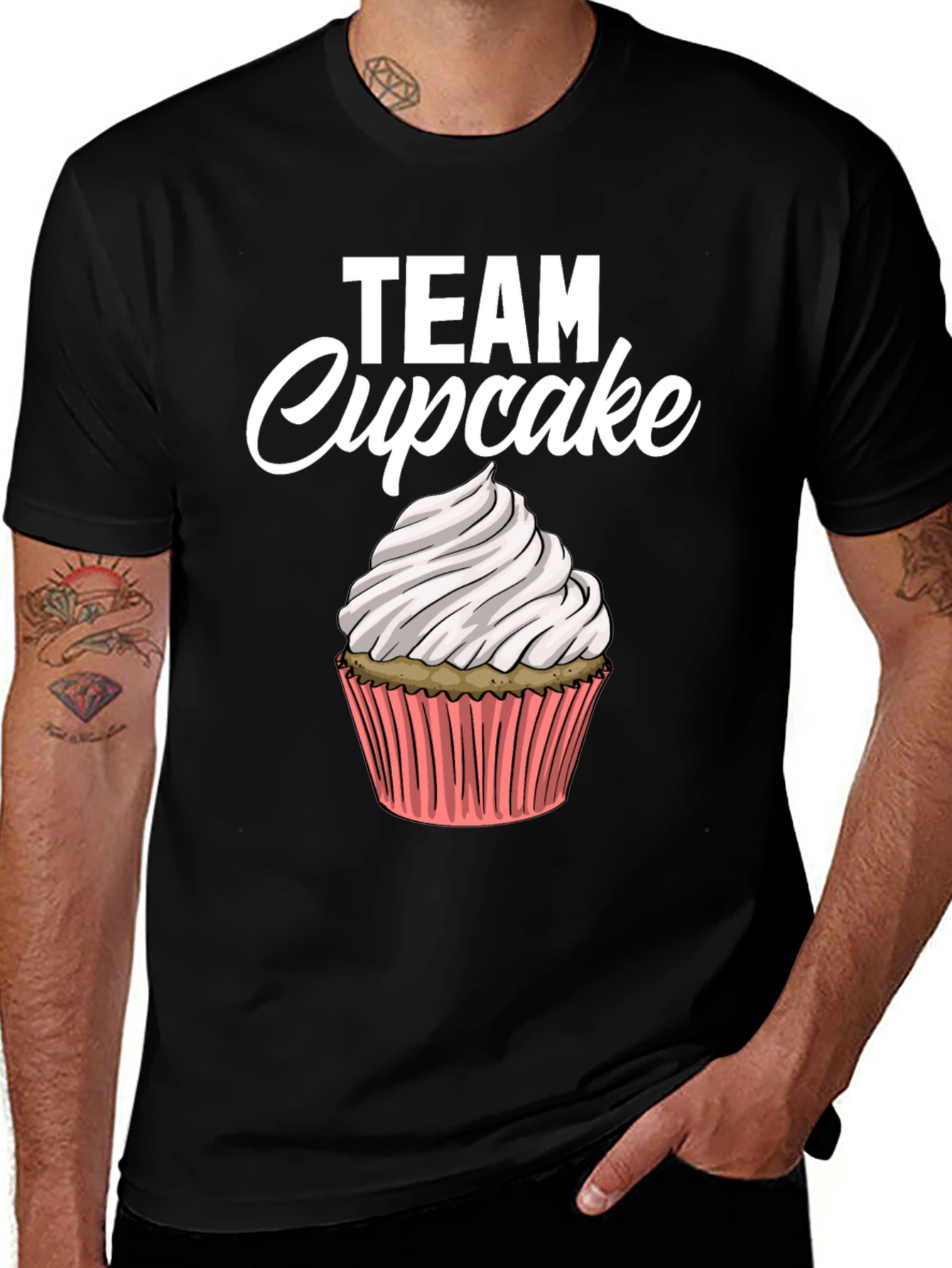 Variant 25 of Team Cupcake Graphic T-Shirt - Sweet Treat Tee
