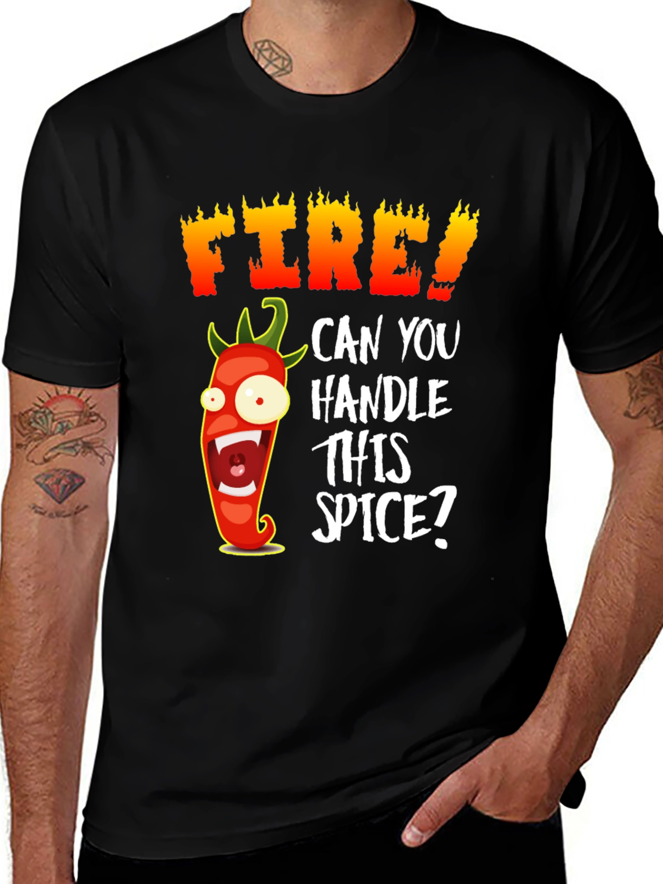 Variant 21 of Fiery Chili Pepper Graphic T-Shirt