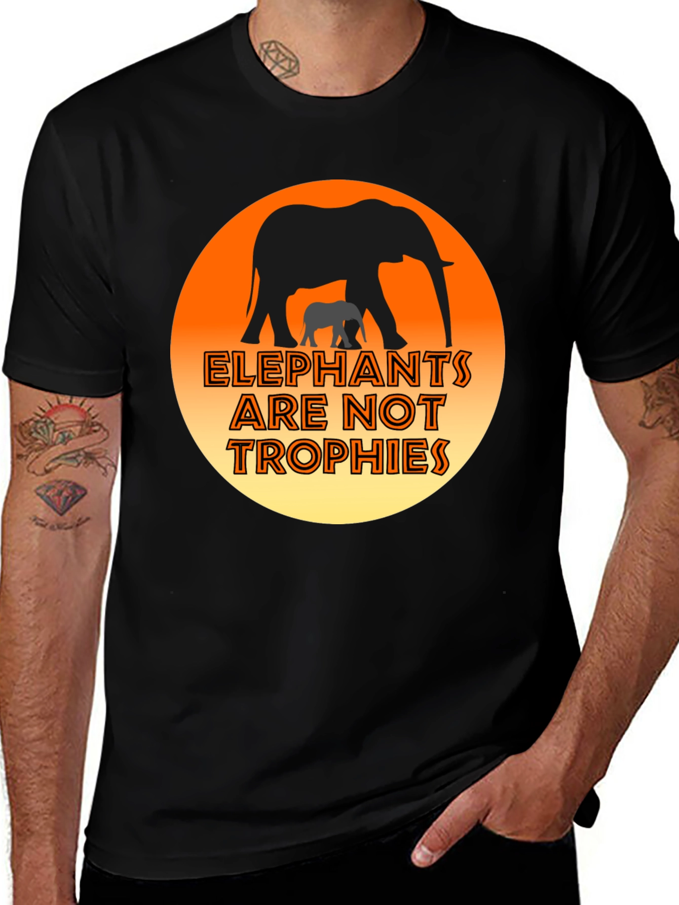 Variant 14 of Elephant Conservation T-Shirt
