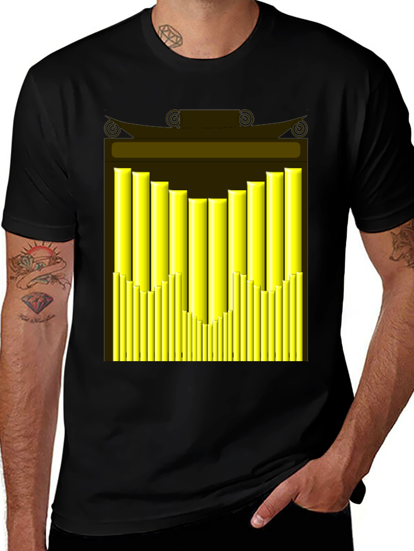 Graphic Equalizer Design T-Shirt