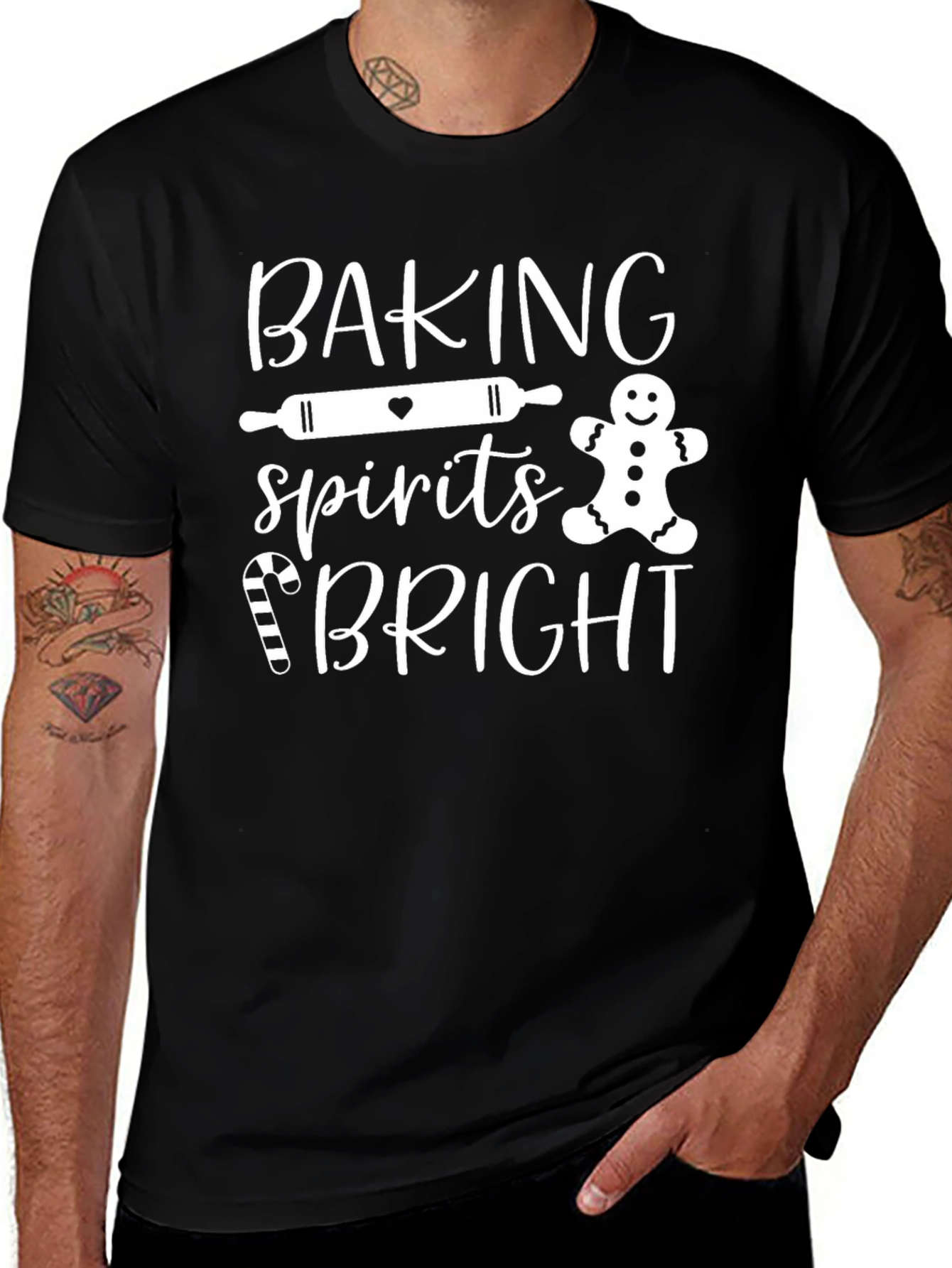 Baking Spirits Bright Holiday T-Shirt