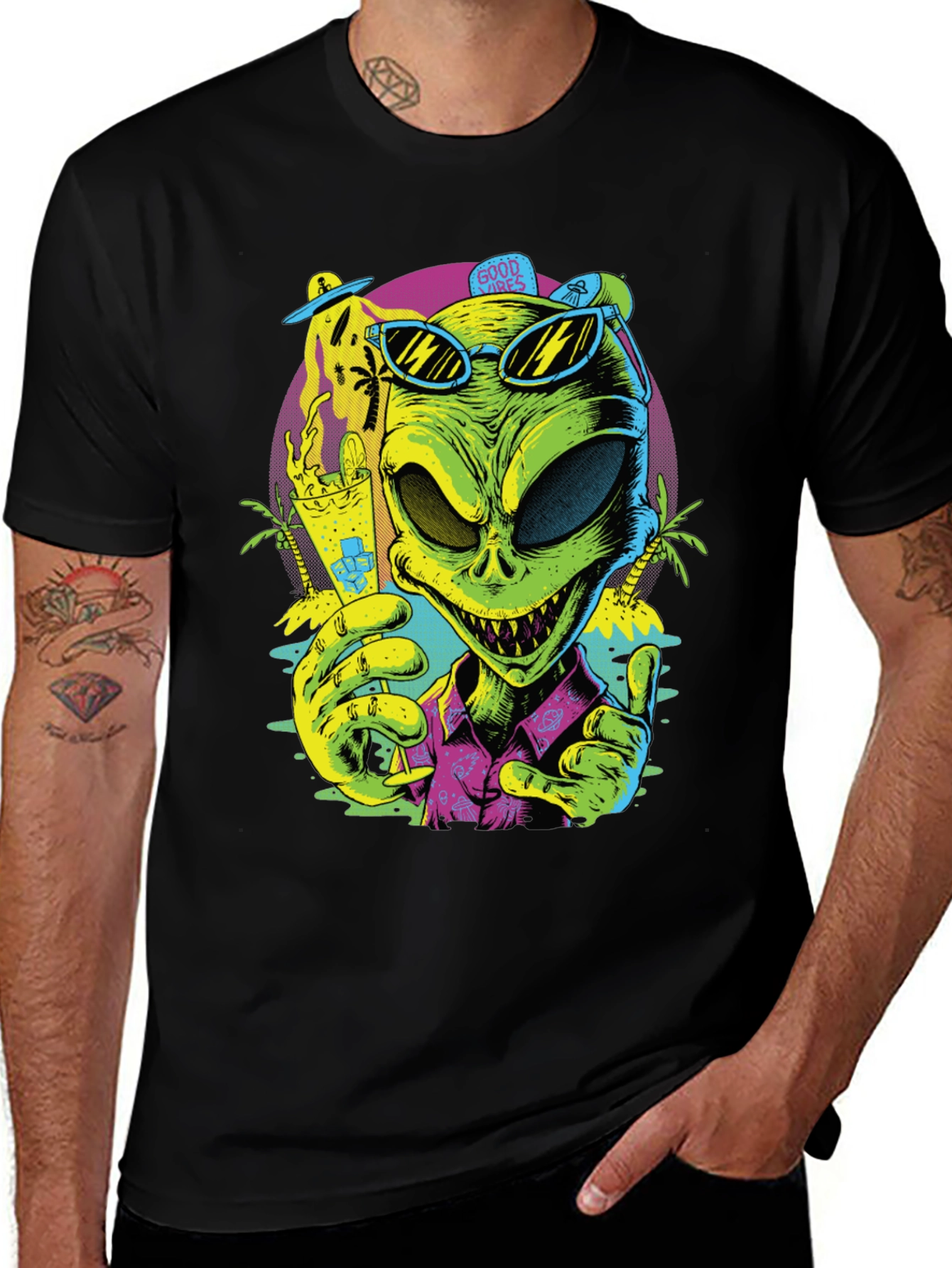 Variant 28 of Alien Vacation T-Shirt - Out of This World Comfort