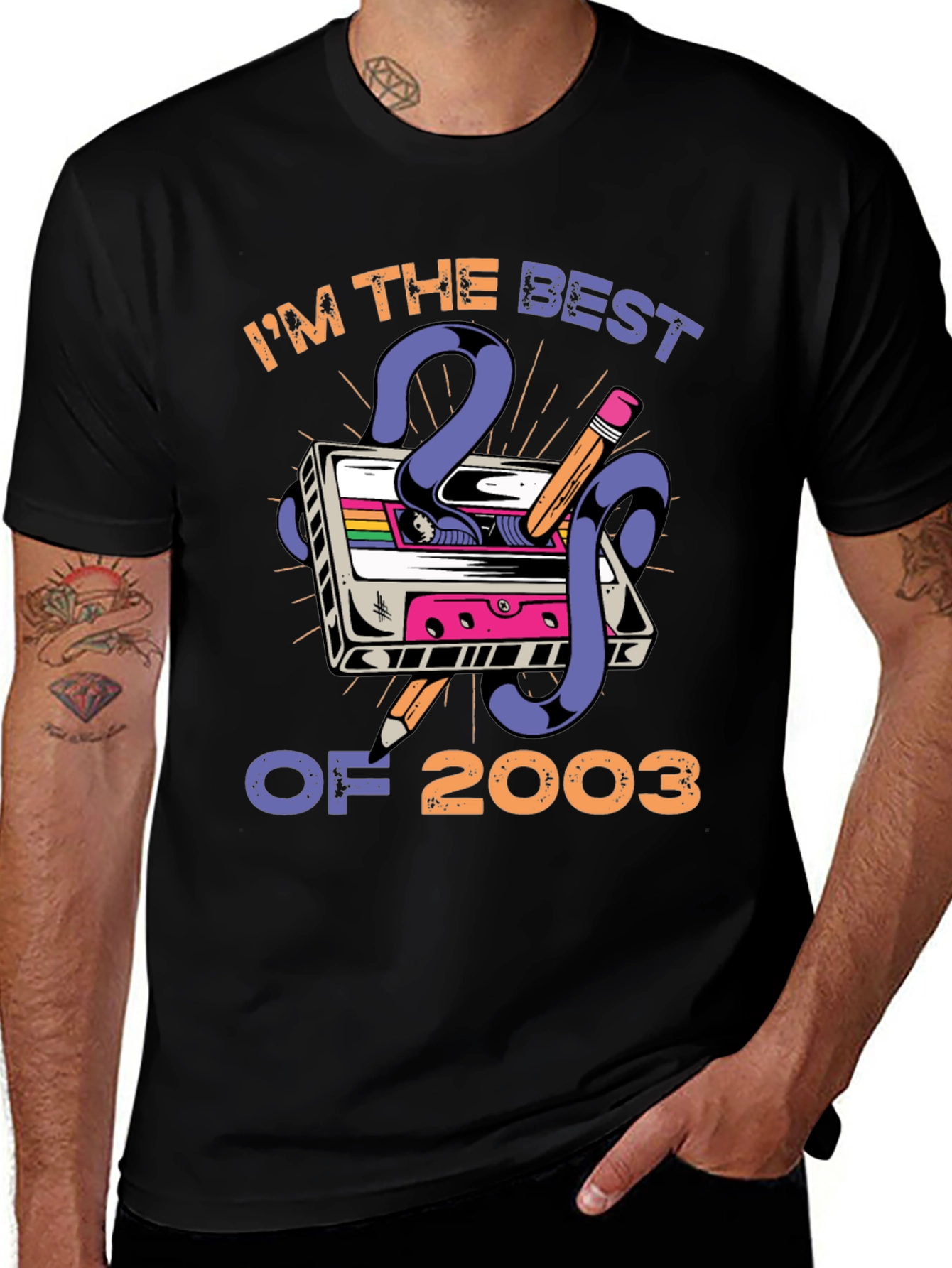 Variant 9 of I'm the Best of 2003 Cassette Tape T-Shirt