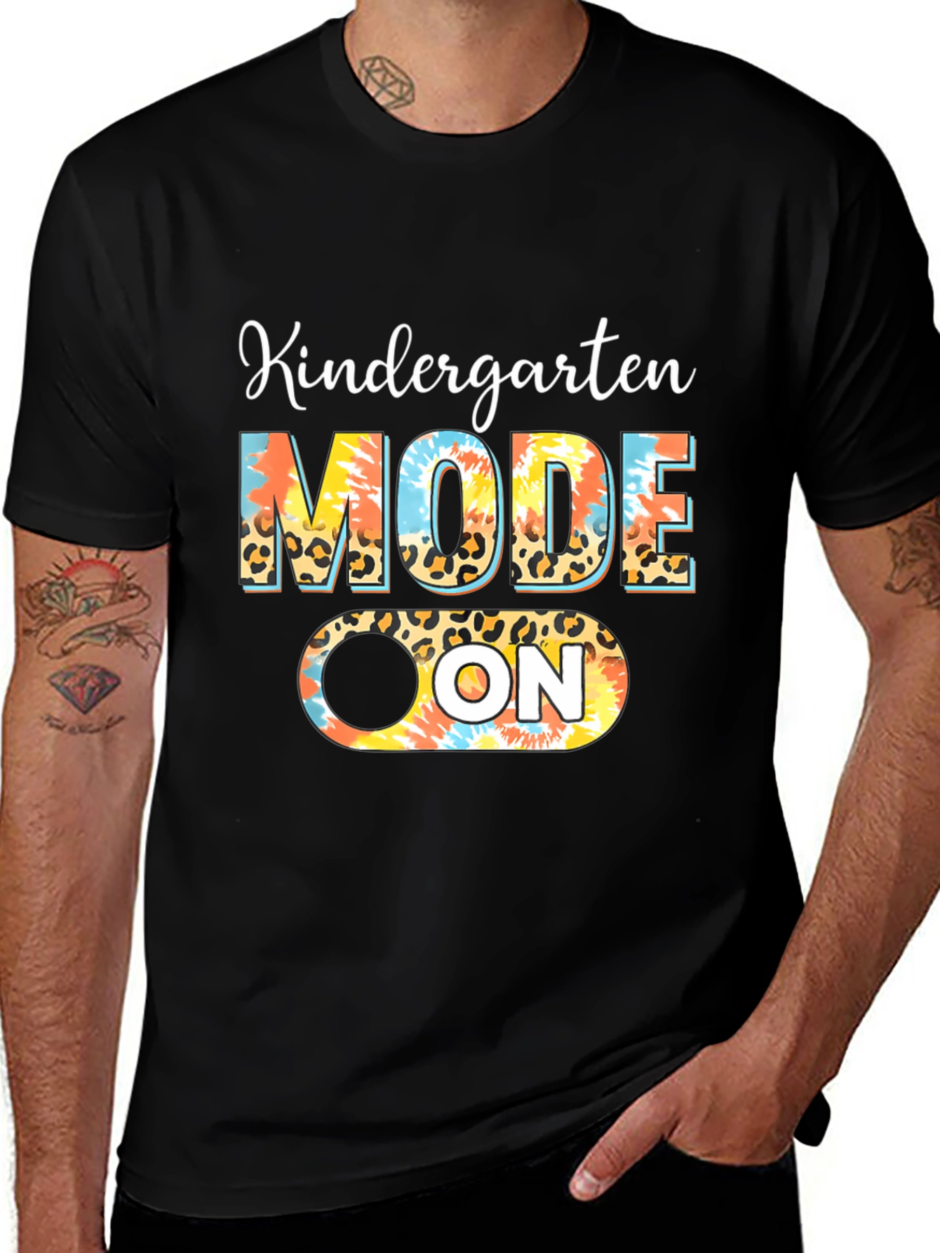 Variant 2 of Kindergarten Mode On T-Shirt - Teacher Back to School Tee