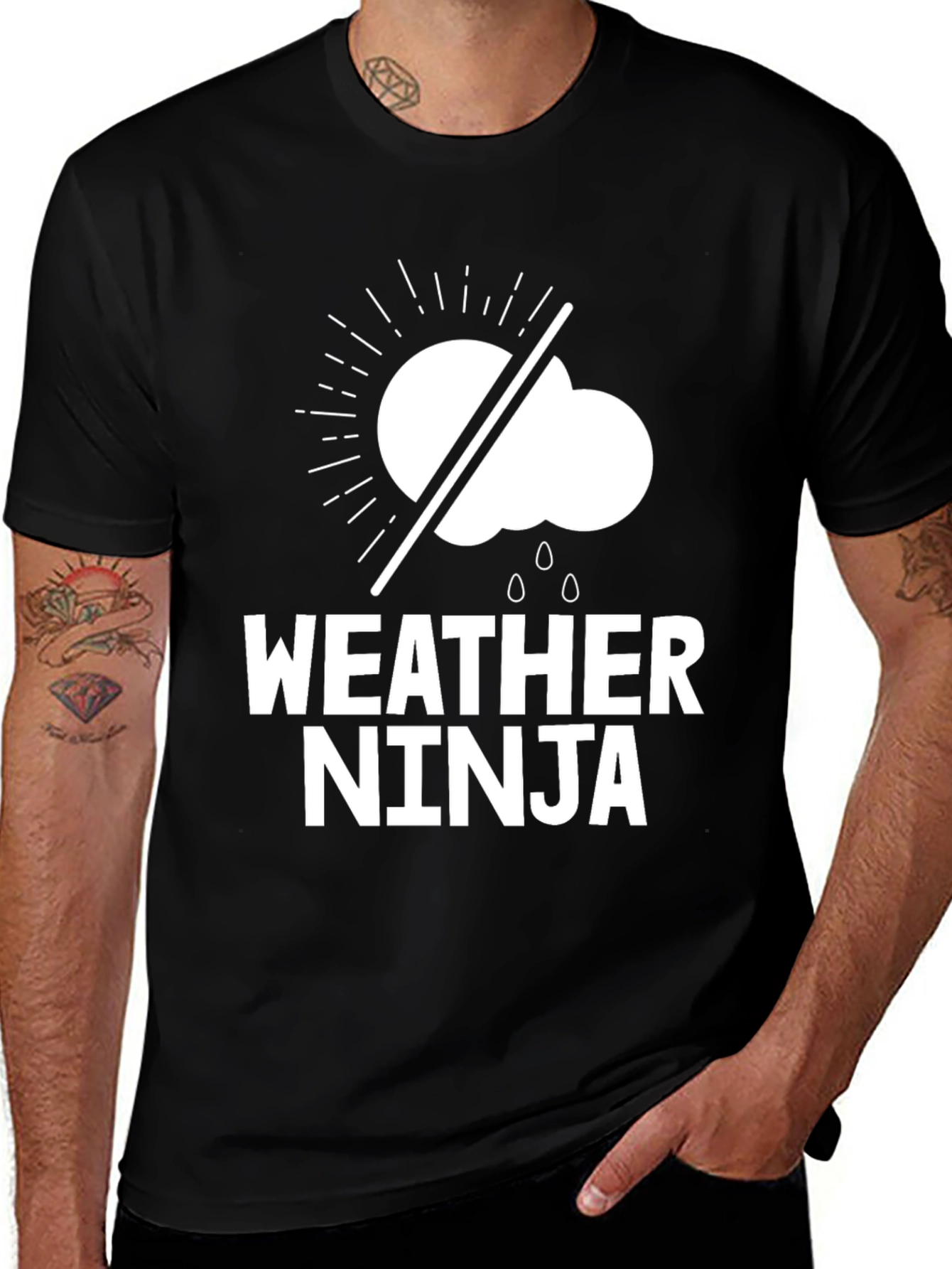 Variant 5 of Weather Ninja Graphic T-Shirt