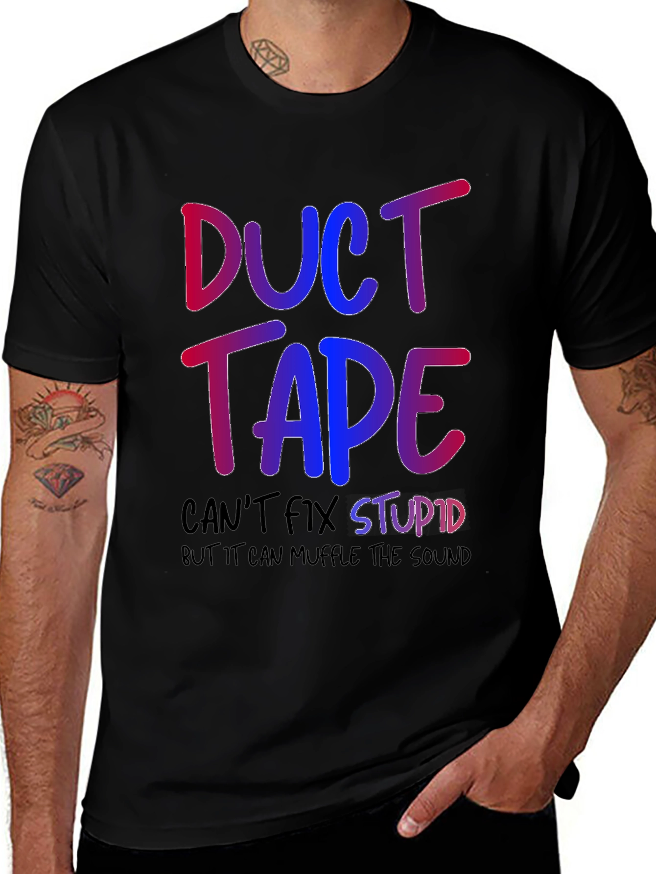 Variant 5 of Duct Tape Fixes Stupid Graphic T-Shirt