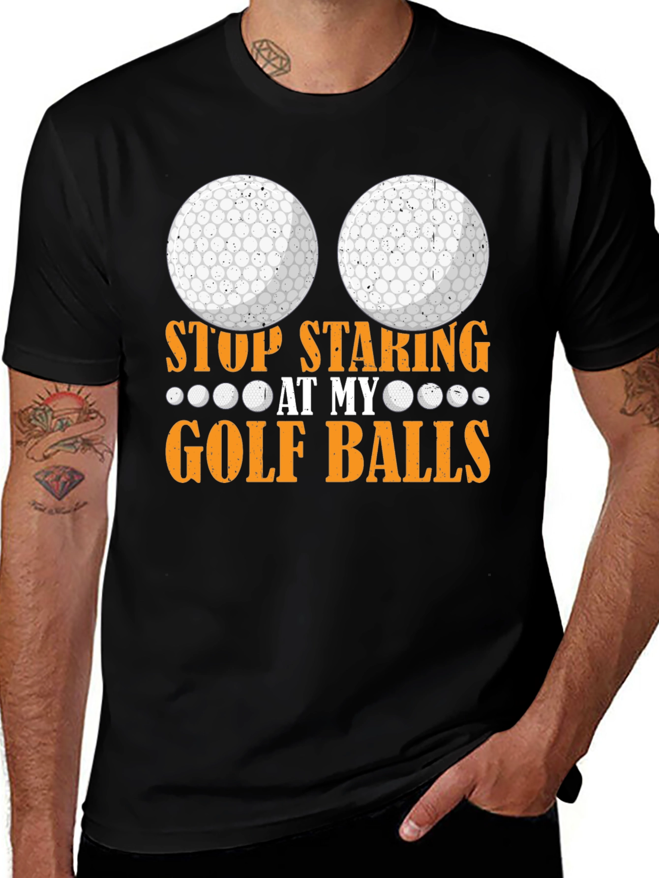 Variant 28 of Stop Staring at My Golf Balls T-Shirt