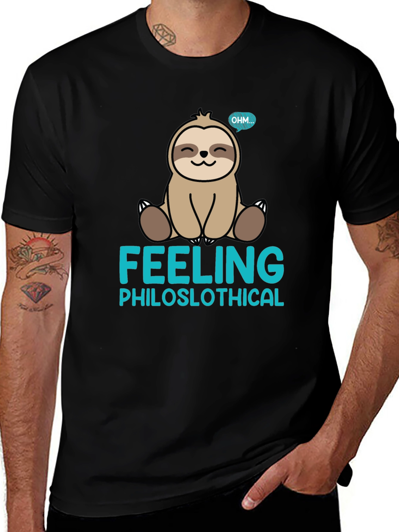 Variant 7 of Philostothical Sloth T-Shirt - Funny Relaxed Style