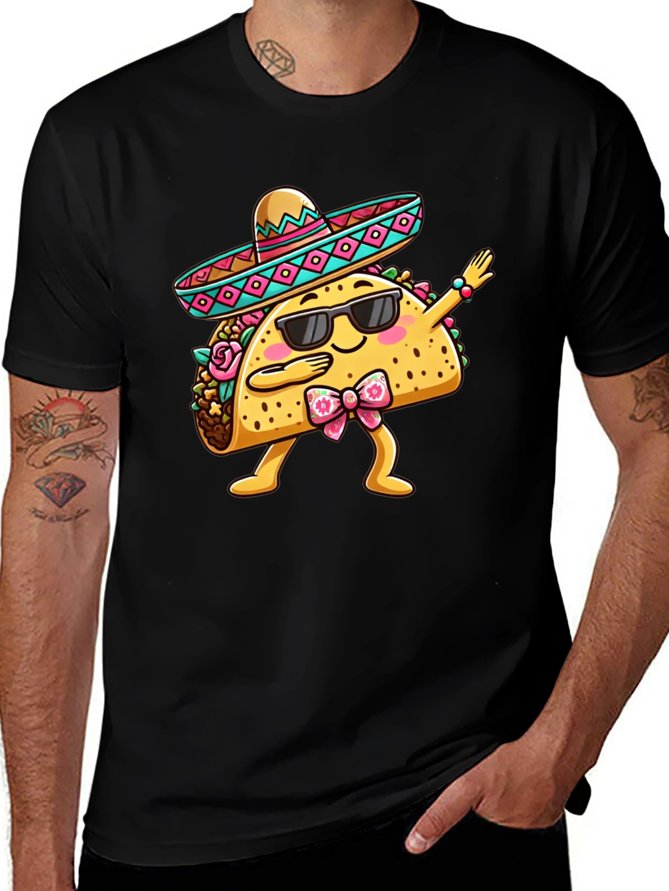 Variant 25 of Dabbing Taco T-Shirt - Funny Cinco de Mayo Tee