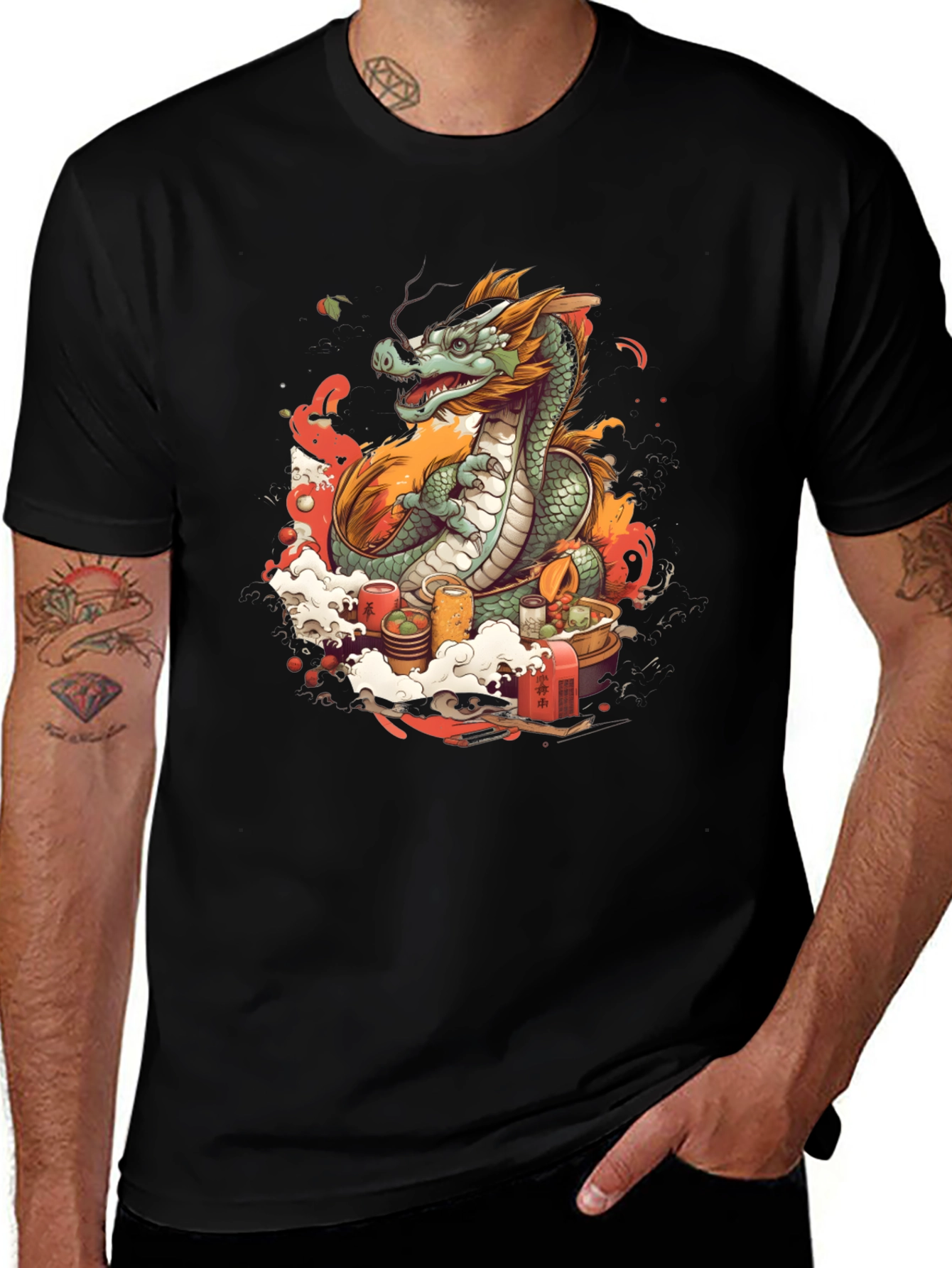 Variant 29 of Dragon Ramen T-Shirt