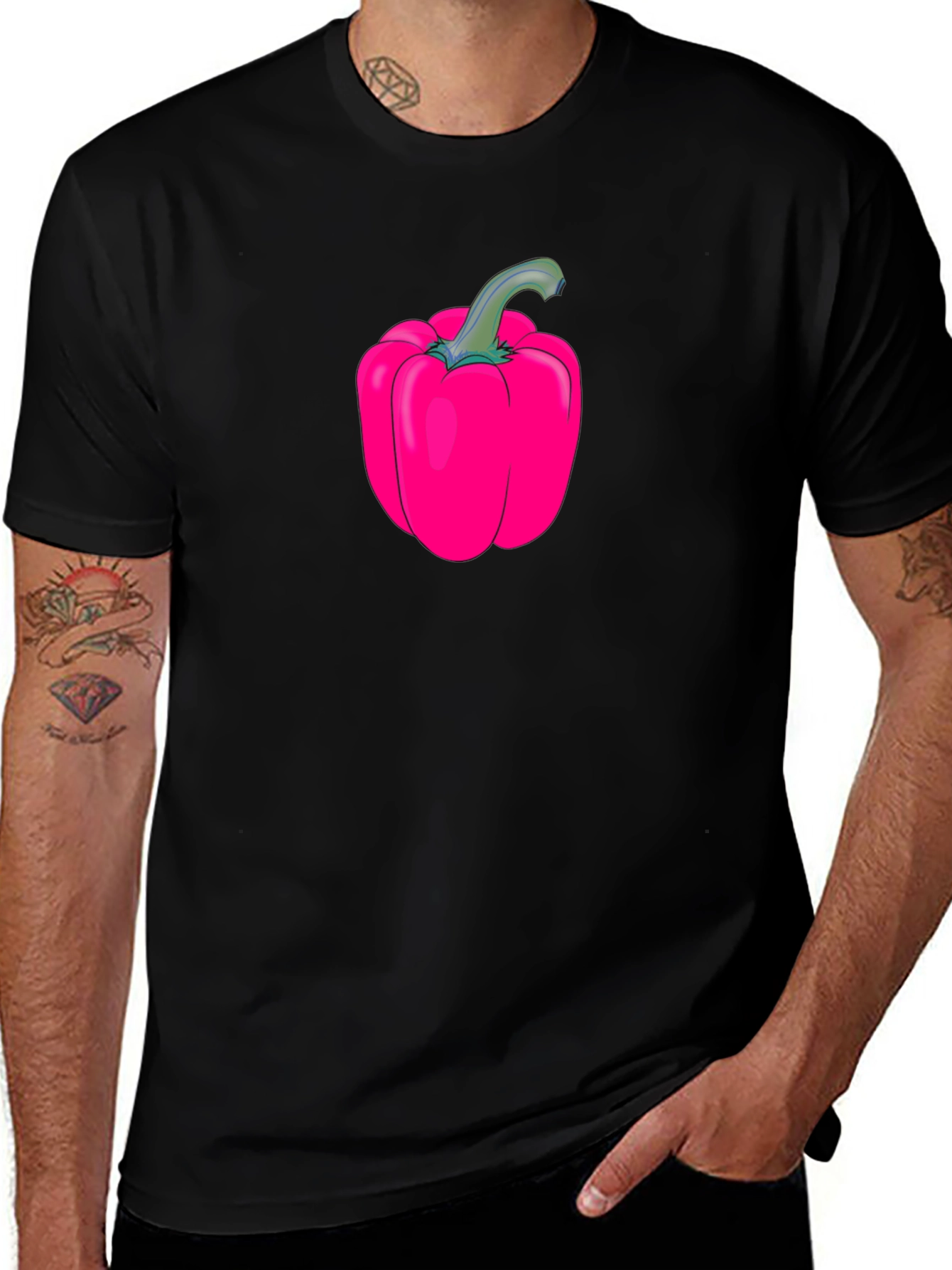 Variant 16 of Pink Pepper Graphic T-Shirt - Bold & Stylish