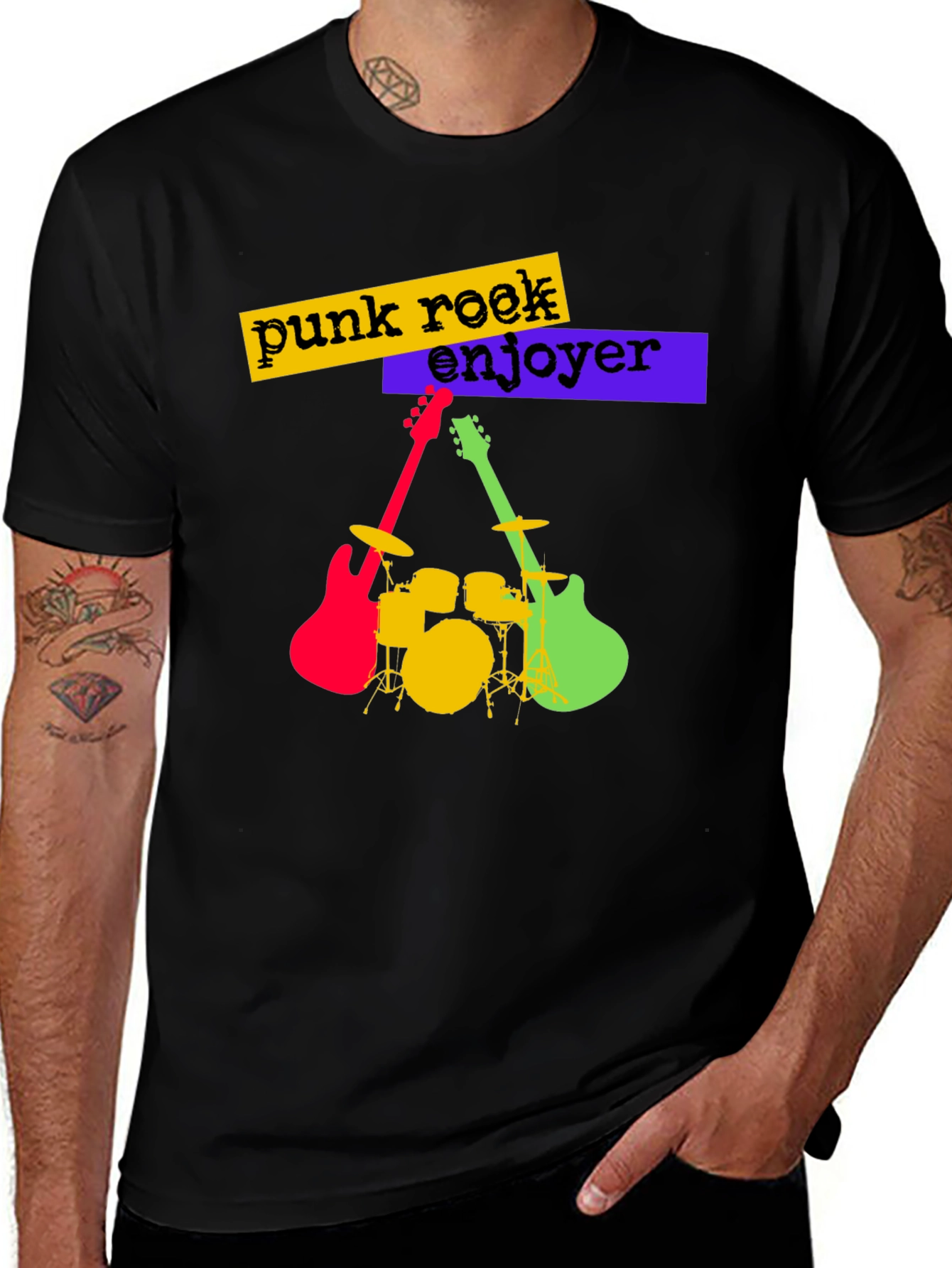 Variant 24 of Punk Rock Enjoyer Graphic Tee