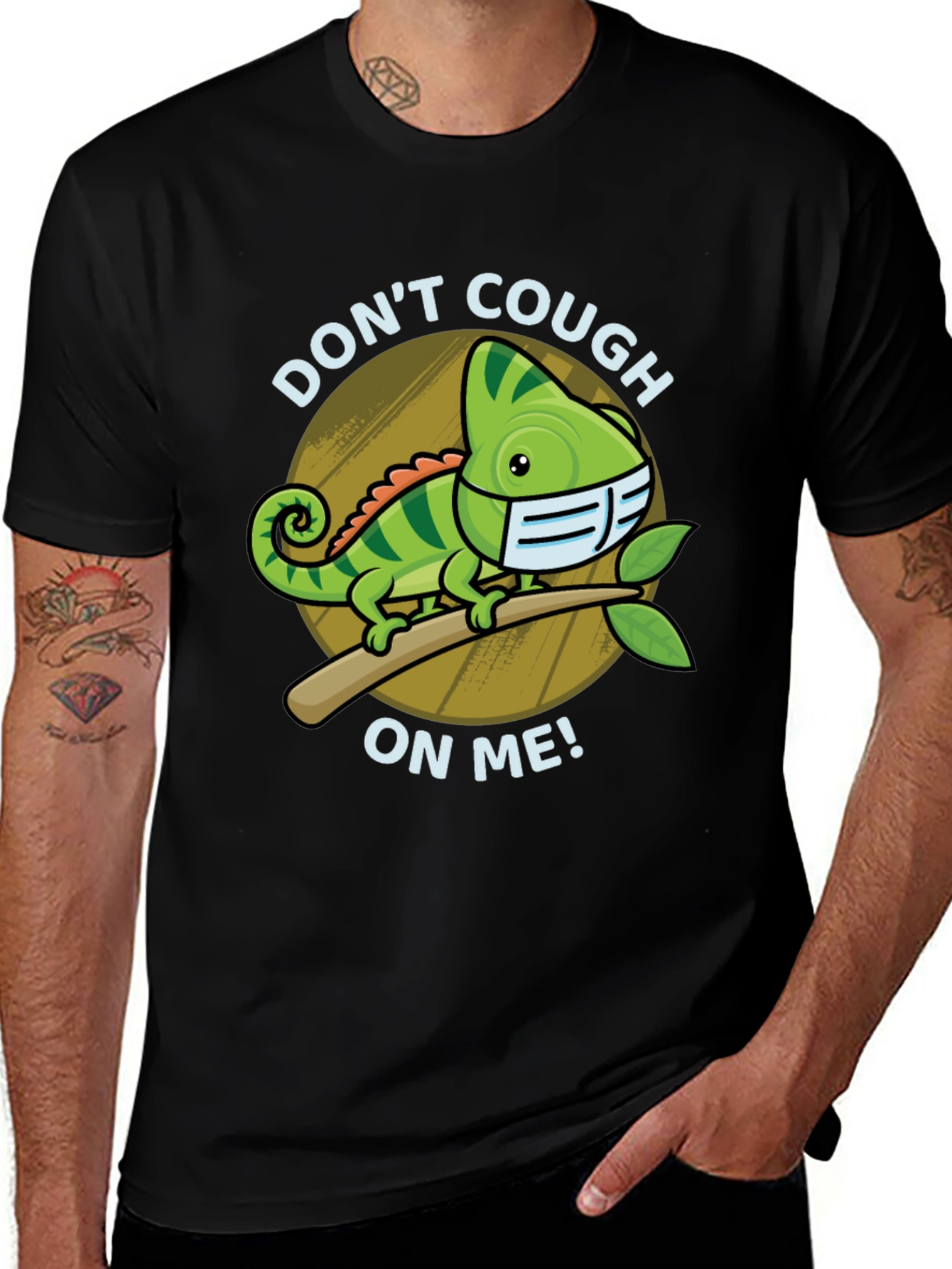 Variant 22 of Don't Cough On Me Chameleon T-Shirt