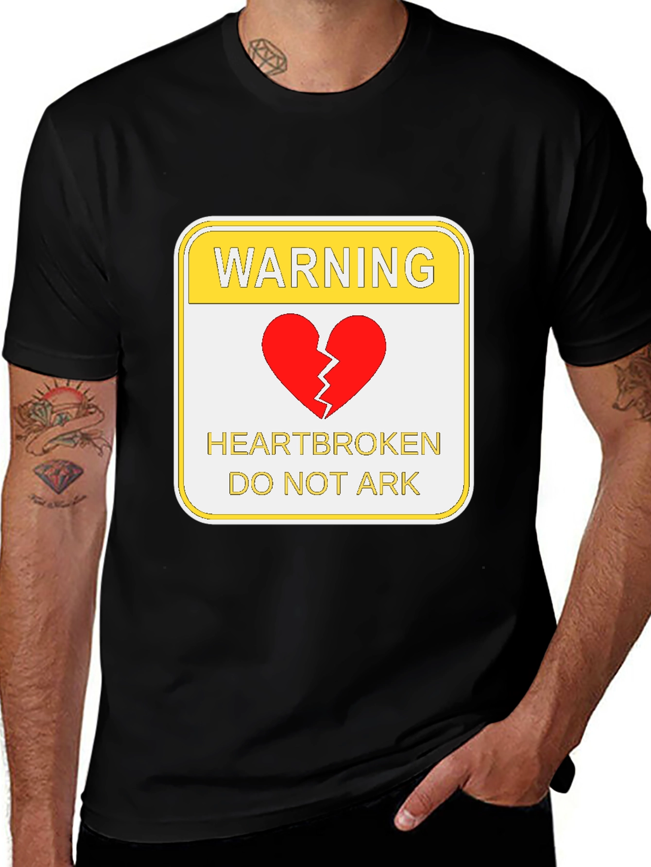 Variant 27 of Warning Heartbroken T-Shirt
