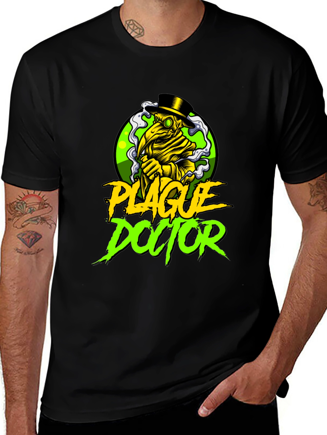Plague Doctor T-Shirt - Unique Graphic Tee