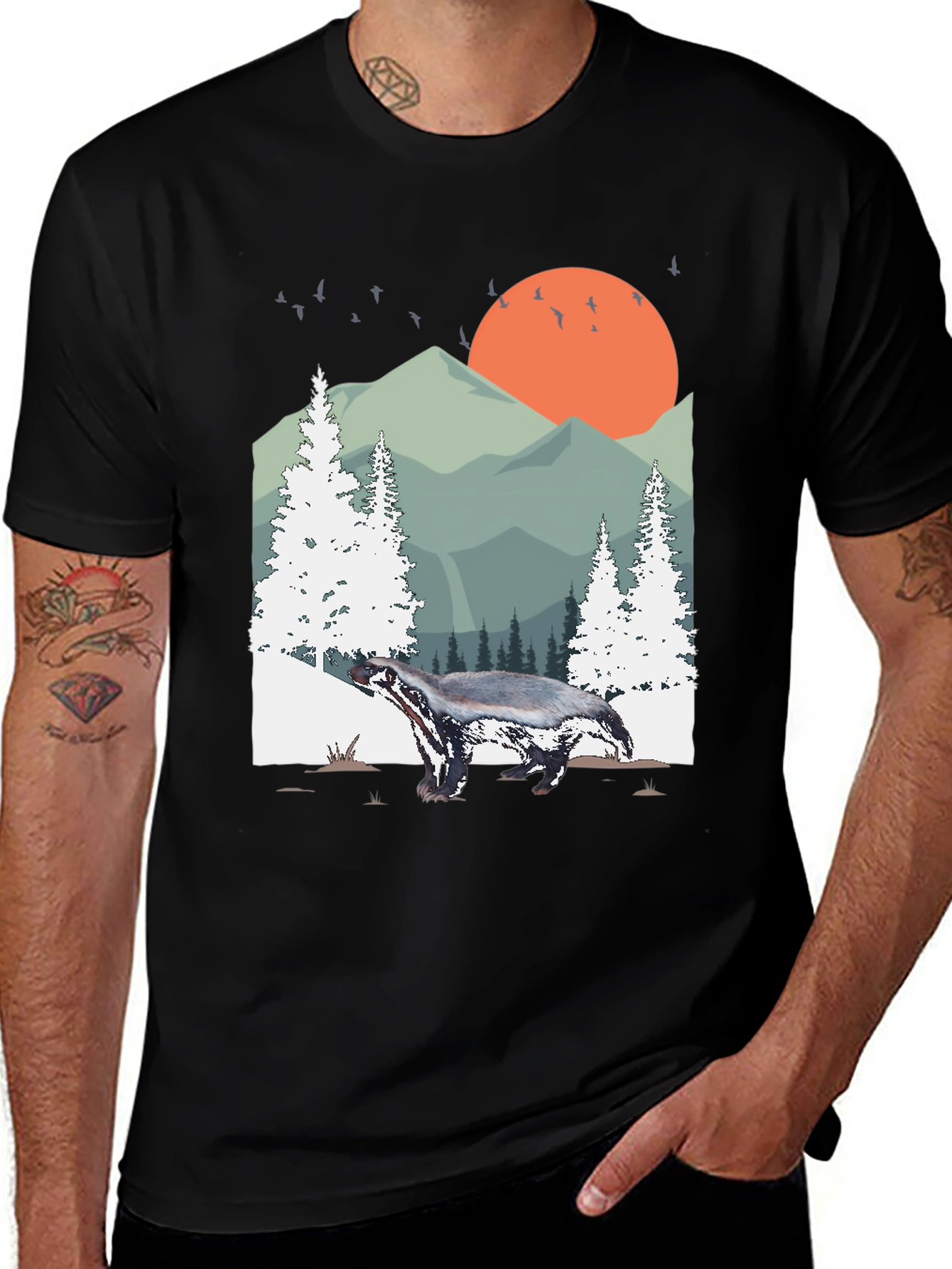Badger Mountain Sunset T-Shirt