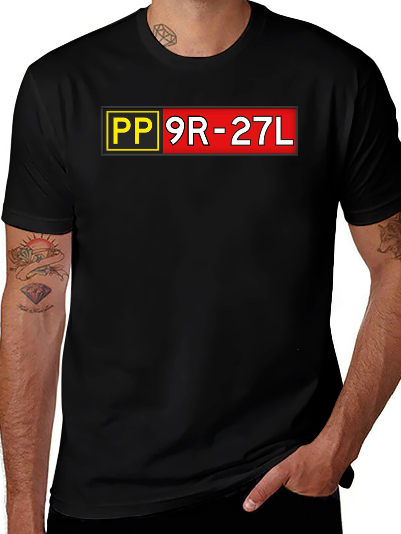 Variant 2 of PP 9R-27L T-Shirt - Runway Inspired Graphic Tee